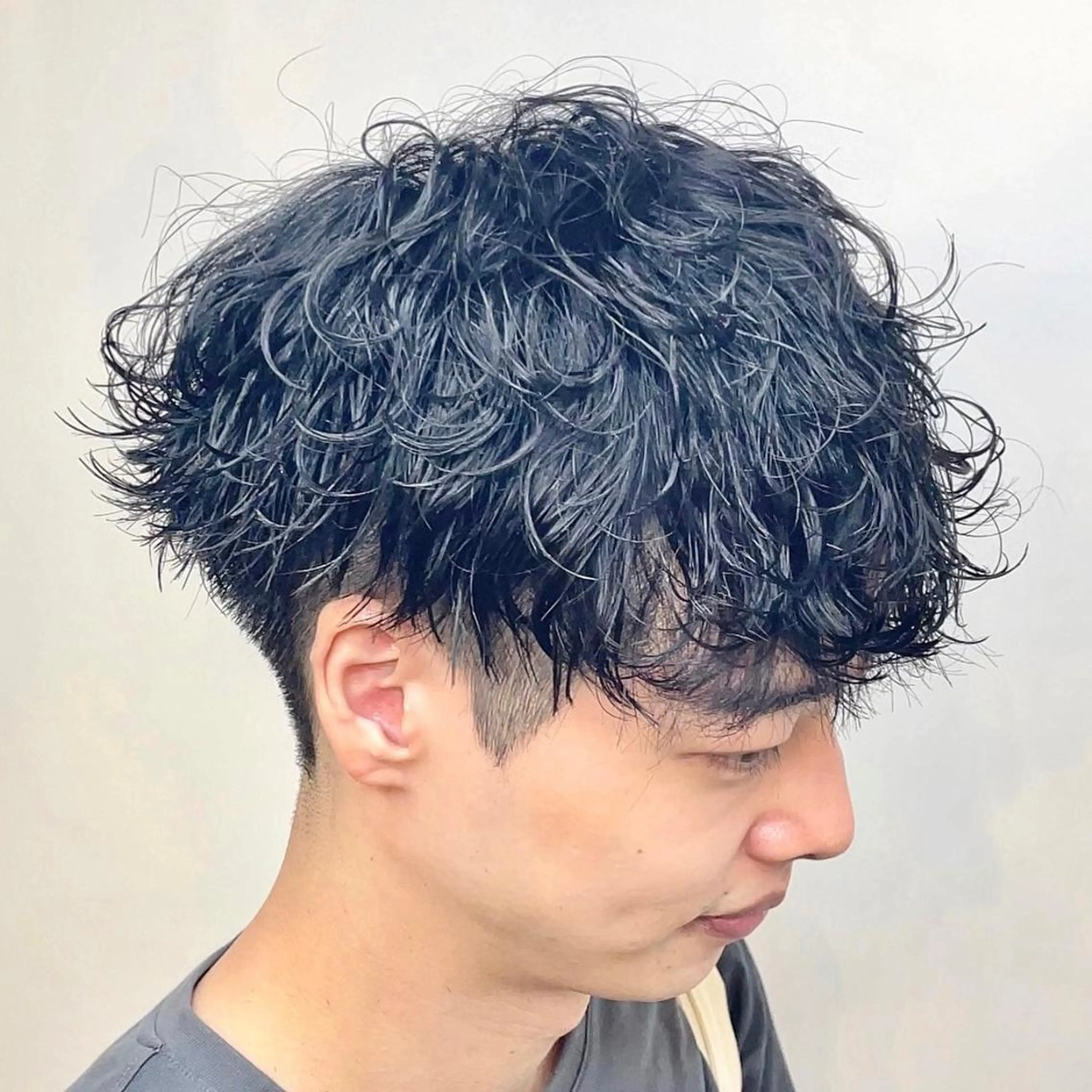 パーマ メンズ メンズパーマ 波巻きパーマ メンズパーマ/新宿/ サイカショウイチのヘアスタイル