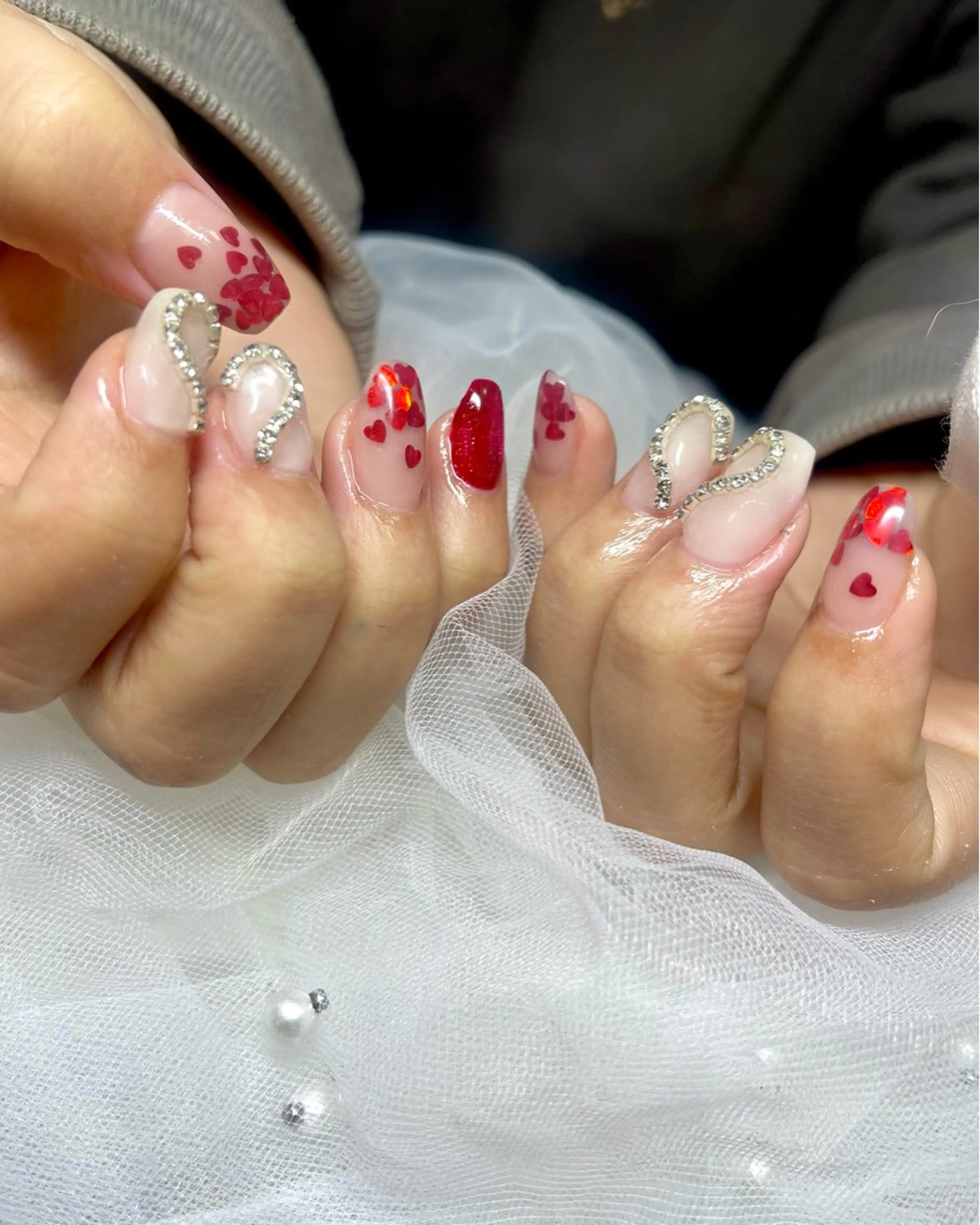 ネイル ハート ハンドネイル fox. nail__sakiのその他イメージ