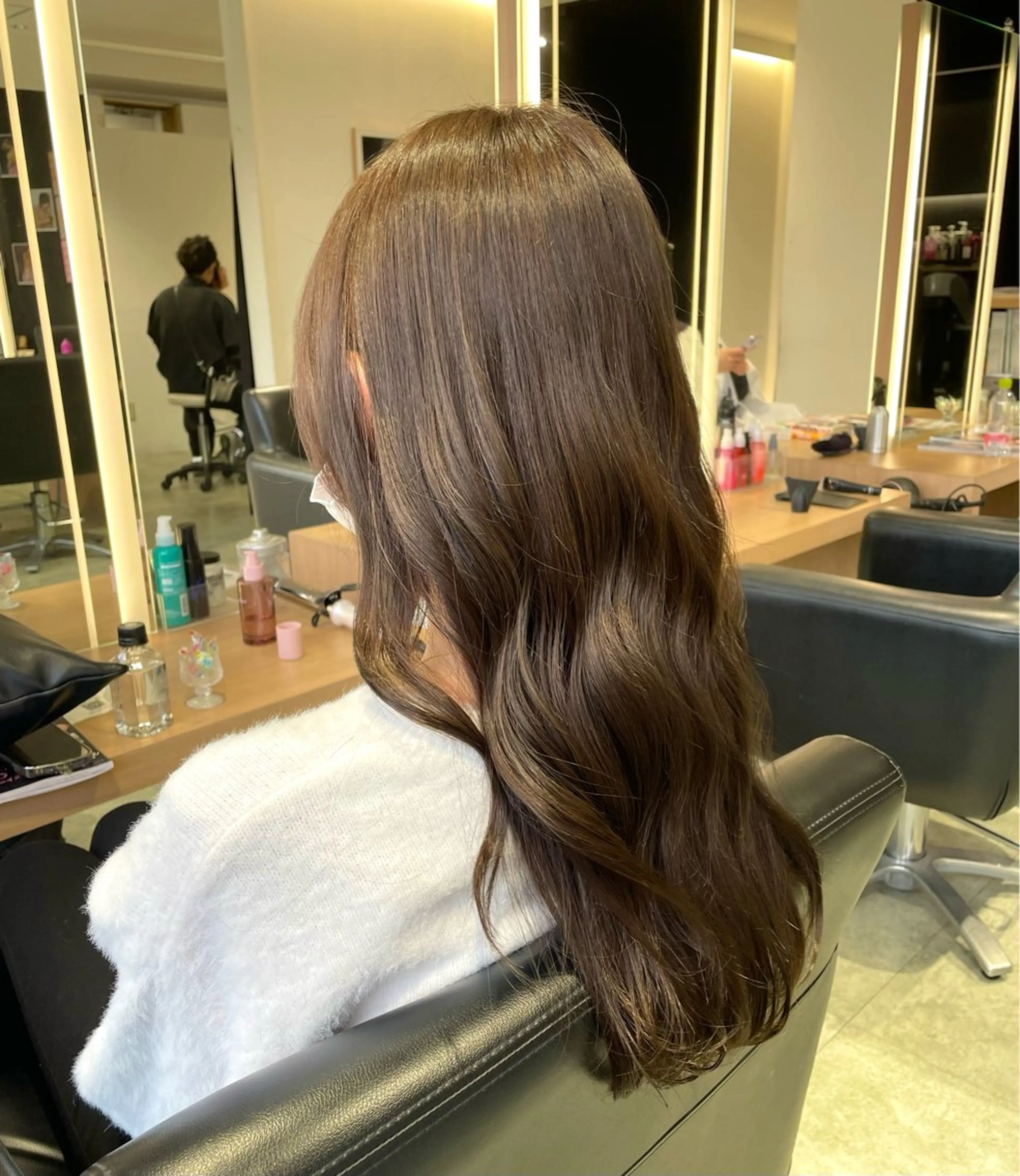 ロング カラー 長町/酸性ストレート /曲がる縮毛矯正のヘアスタイル