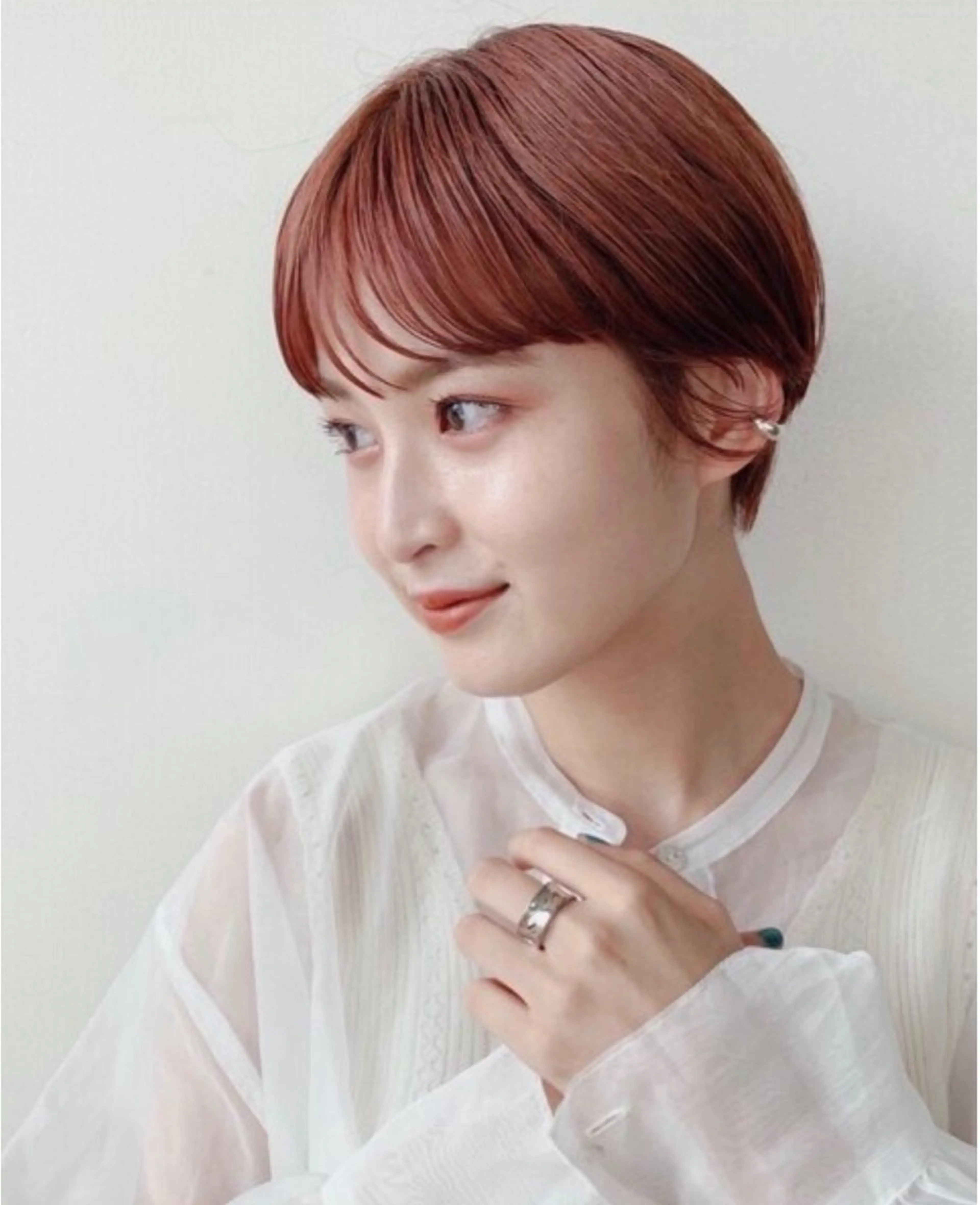 ショート ショートヘア Hana❁⃘*.ﾟ Jr.stylistのヘアスタイル