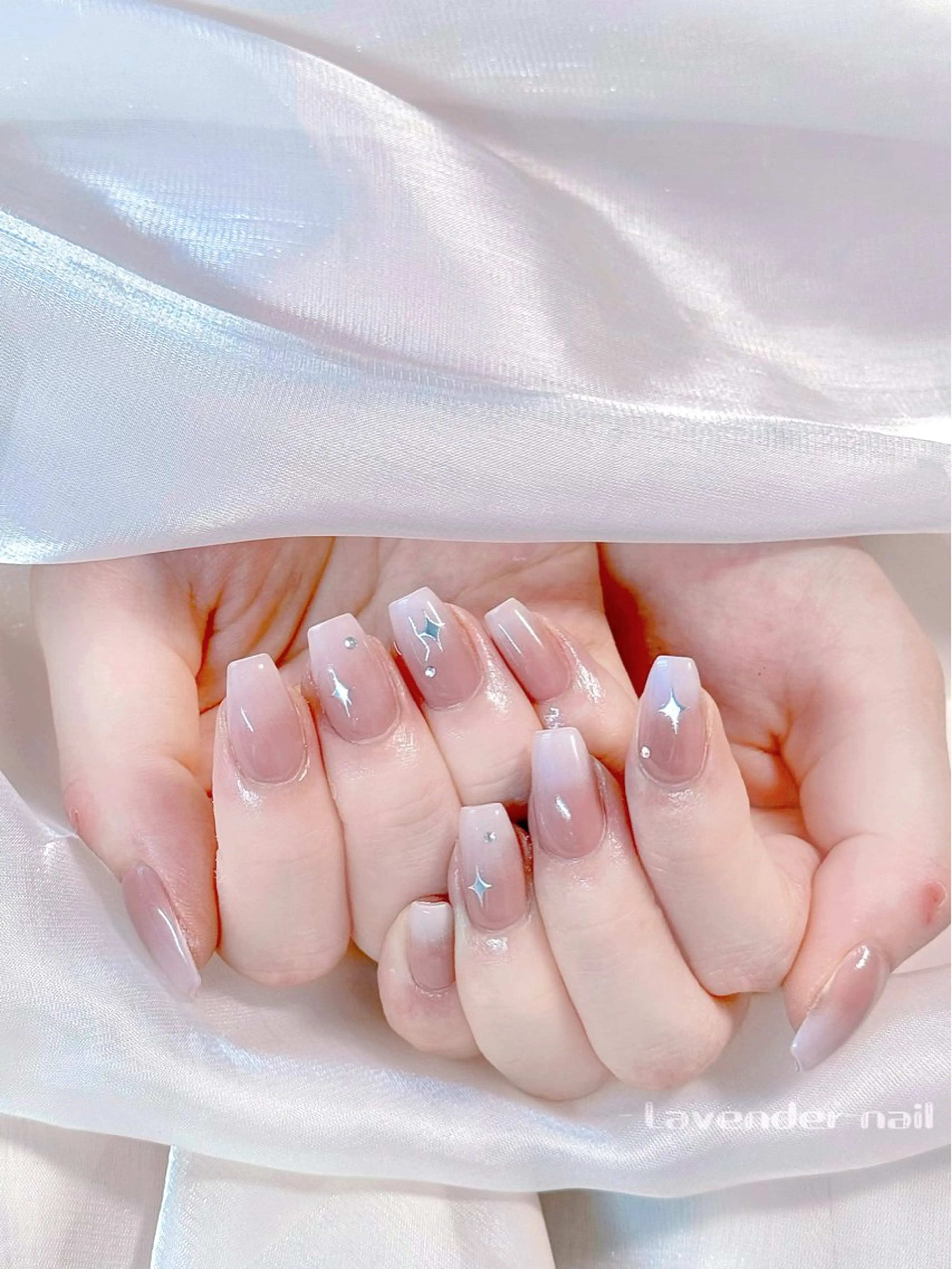 ネイル ハンドネイル Lavender nail·北18条のネイルデザイン