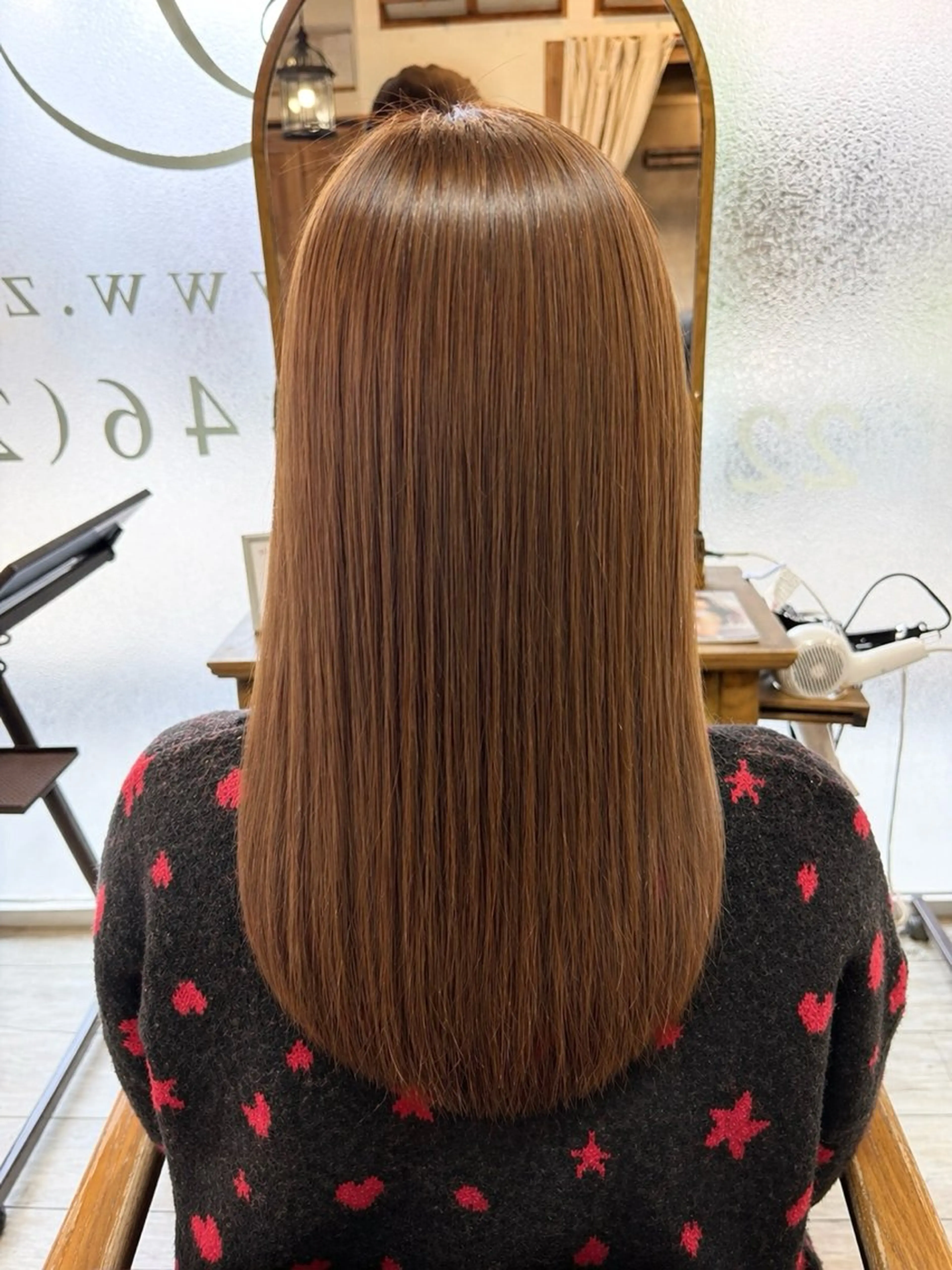 ロング 縮毛矯正 KUMA／髪質改善 🎀のヘアスタイル