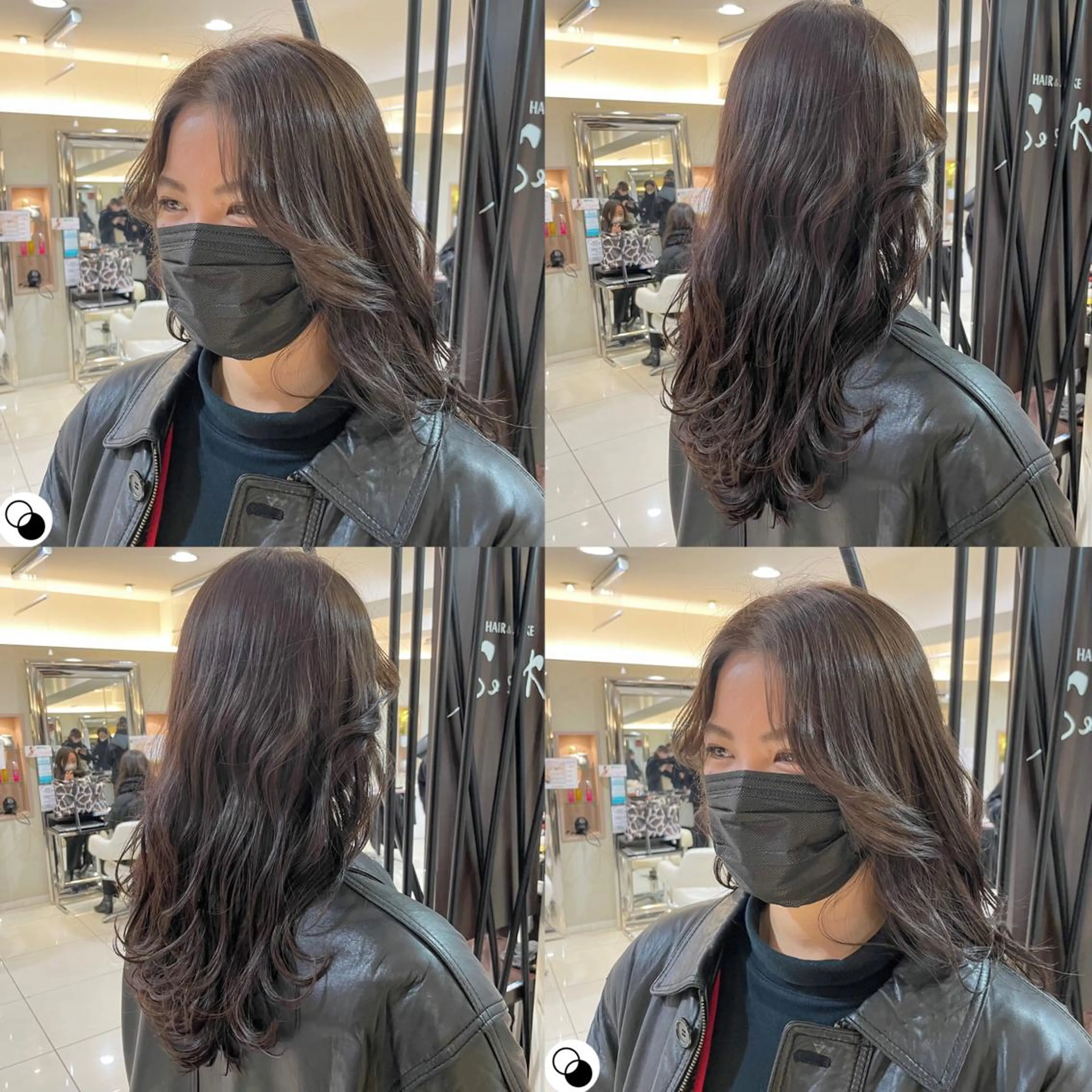 セミロング カラー ヘアアレンジ ベージュカラー 新宿/顔周りカット/ レイヤー/がっきーのヘアスタイル