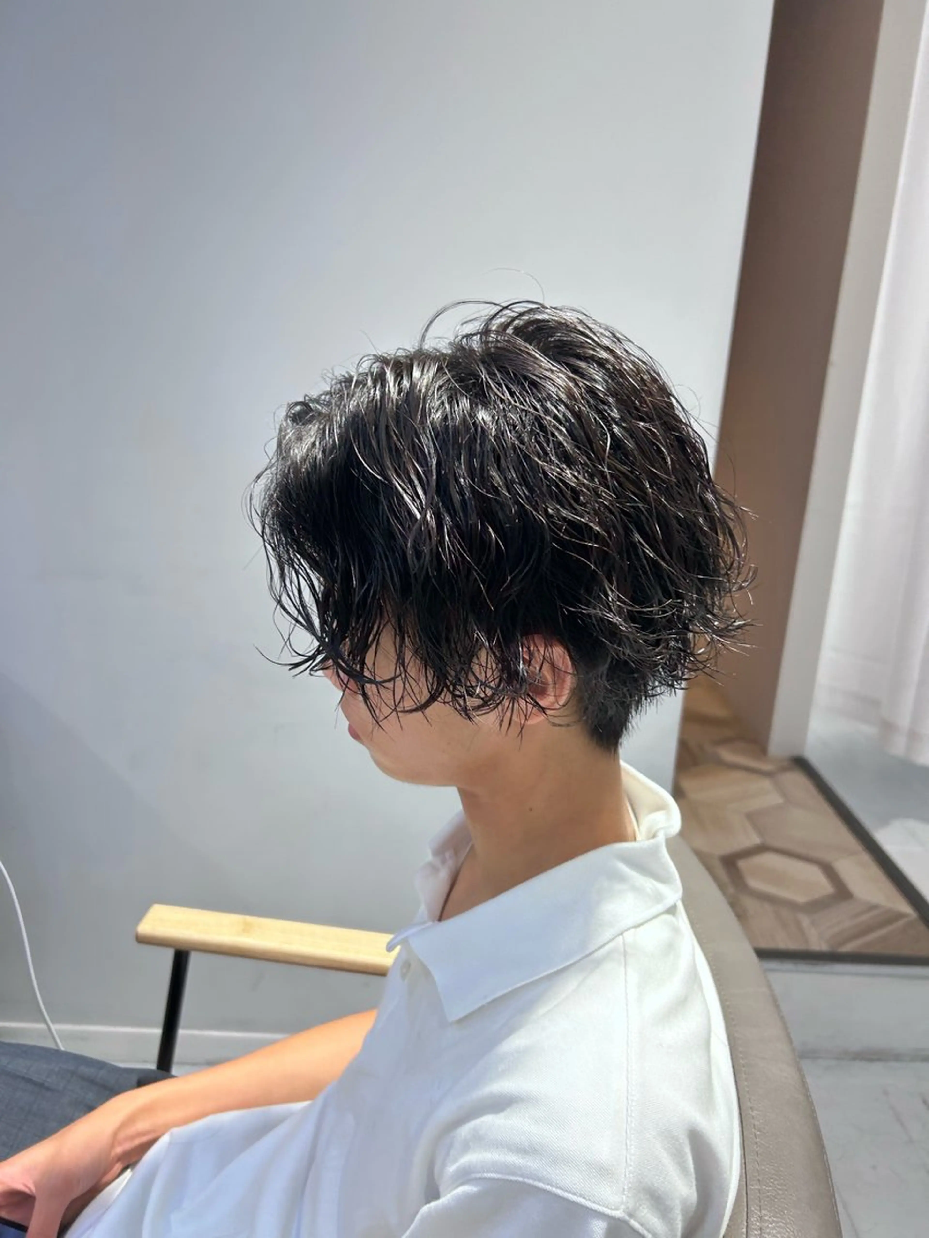 メンズ カット パーマ レイヤーカット⛓ hina🩶のヘアスタイル