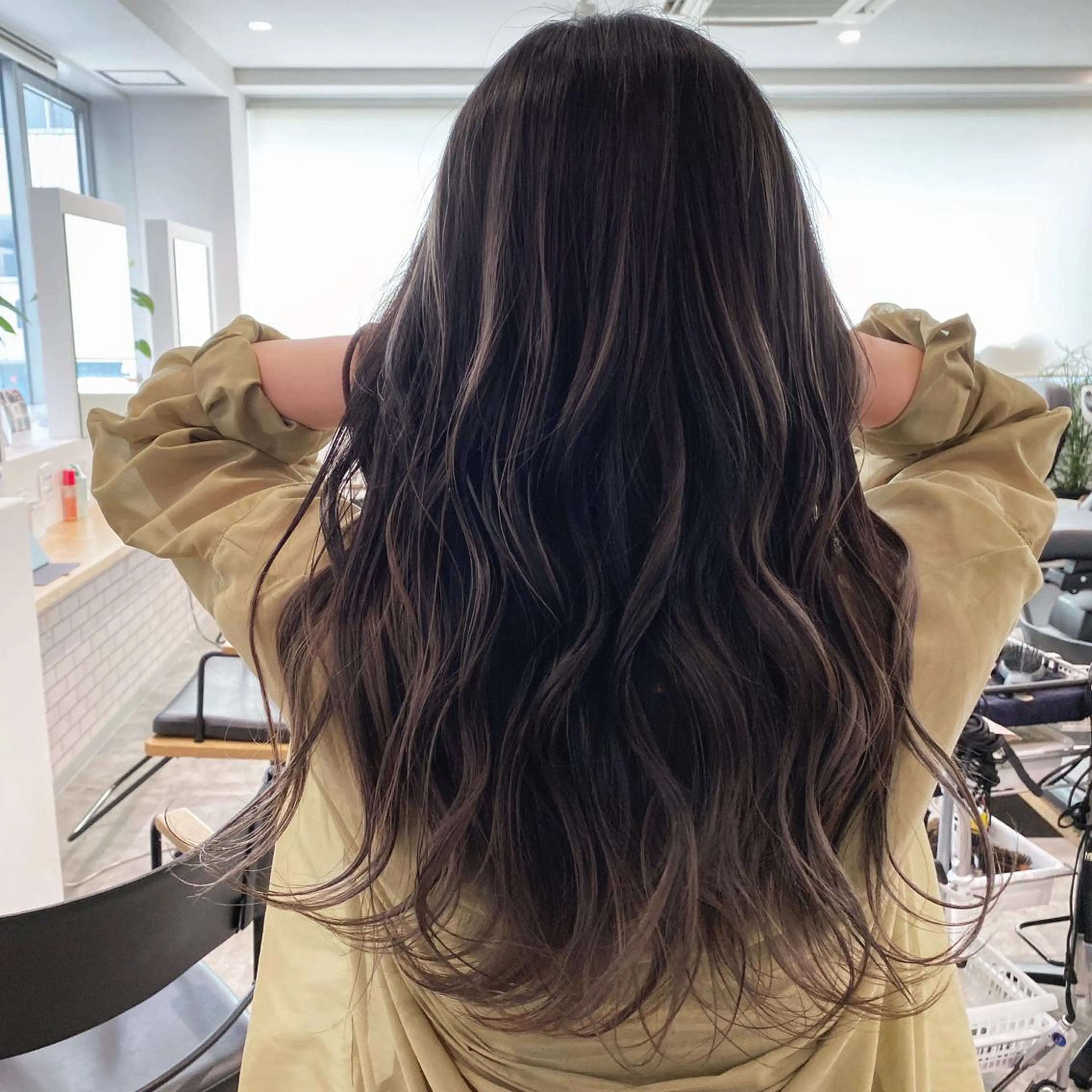 セミロング カラー 透明感カラー JILBLAN京都 ショート/ハイライトのヘアスタイル