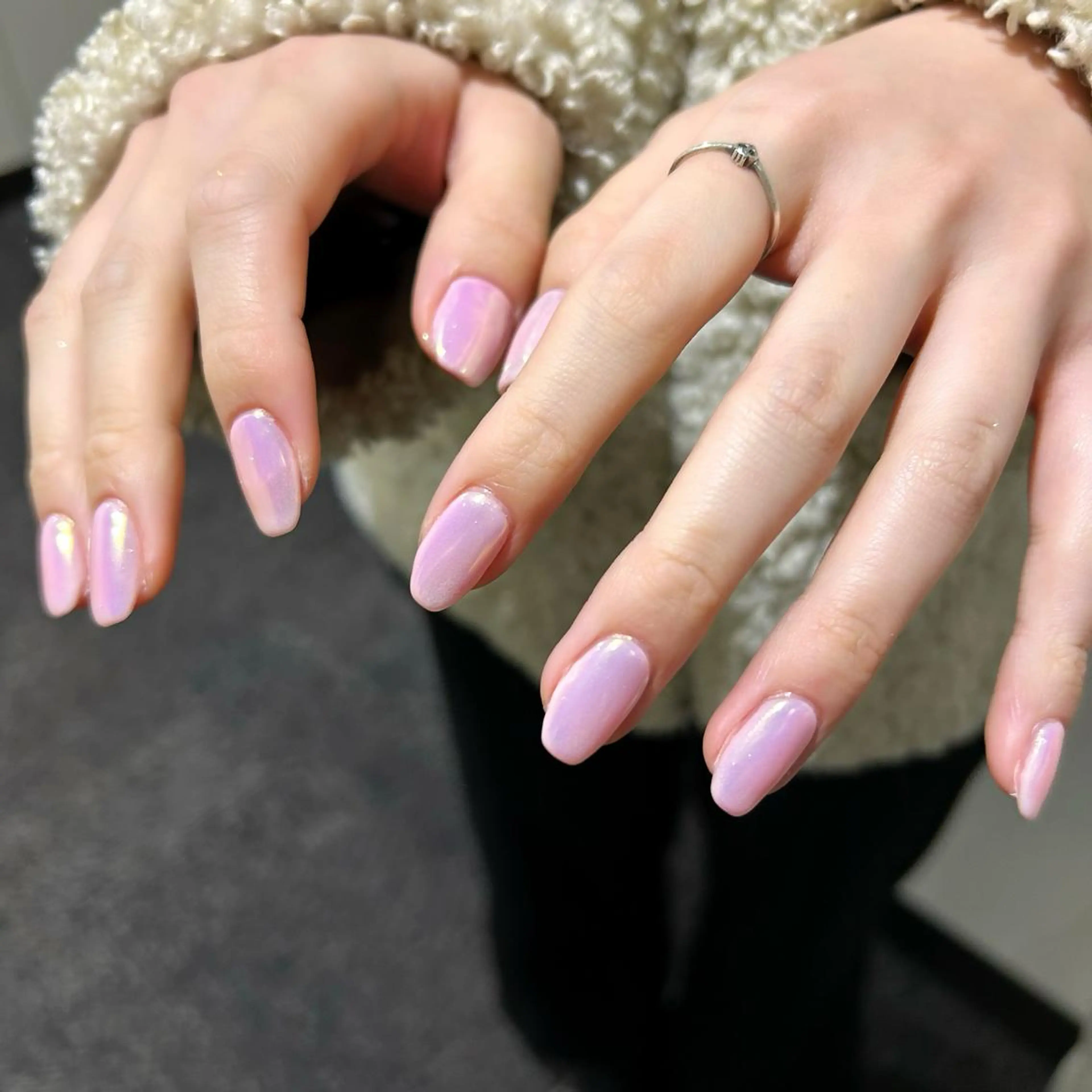 ネイル オーロラネイル ハンドネイル K. Ayanaのネイルデザイン