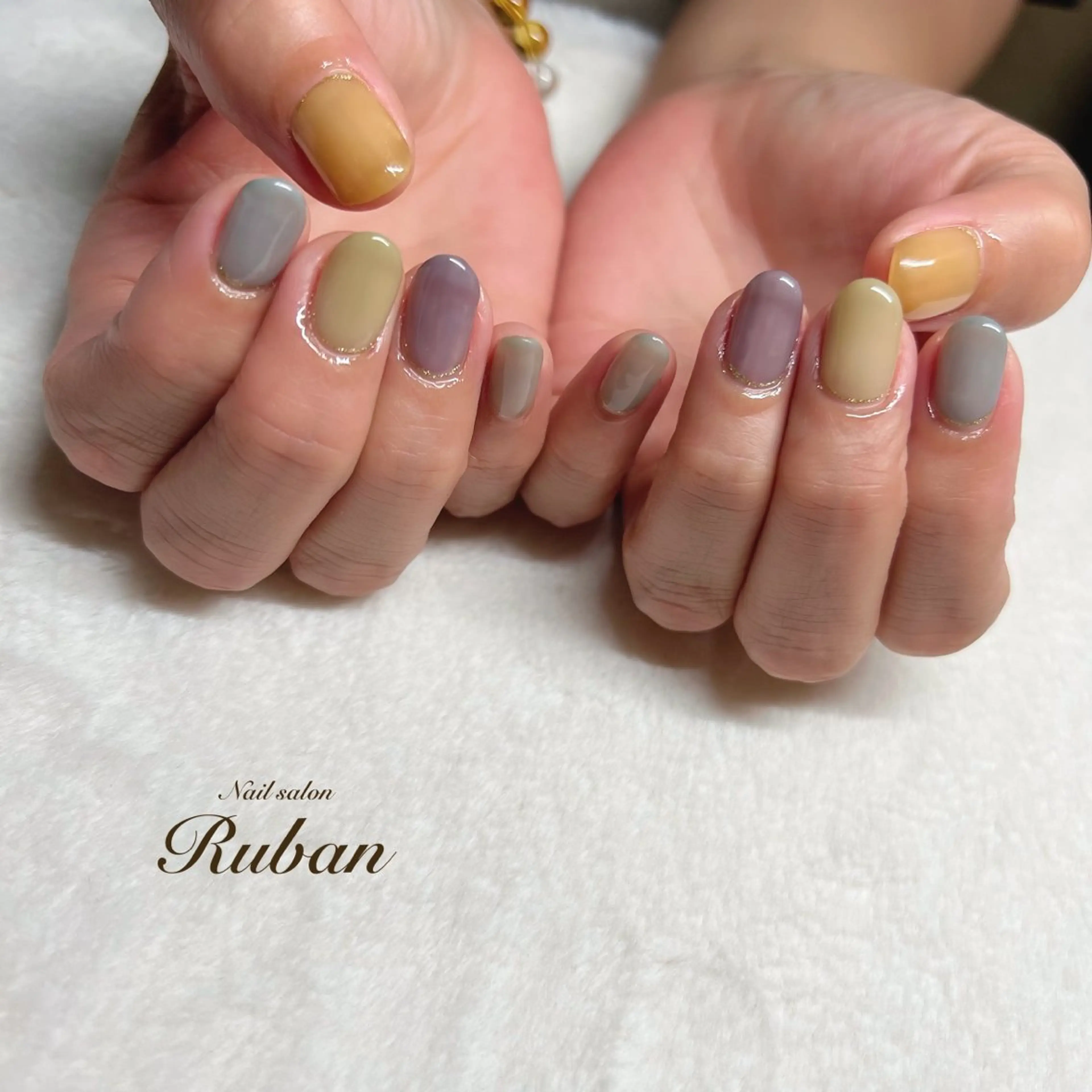 ネイル ワンカラーネイル Nail salon Rubanのネイルデザイン