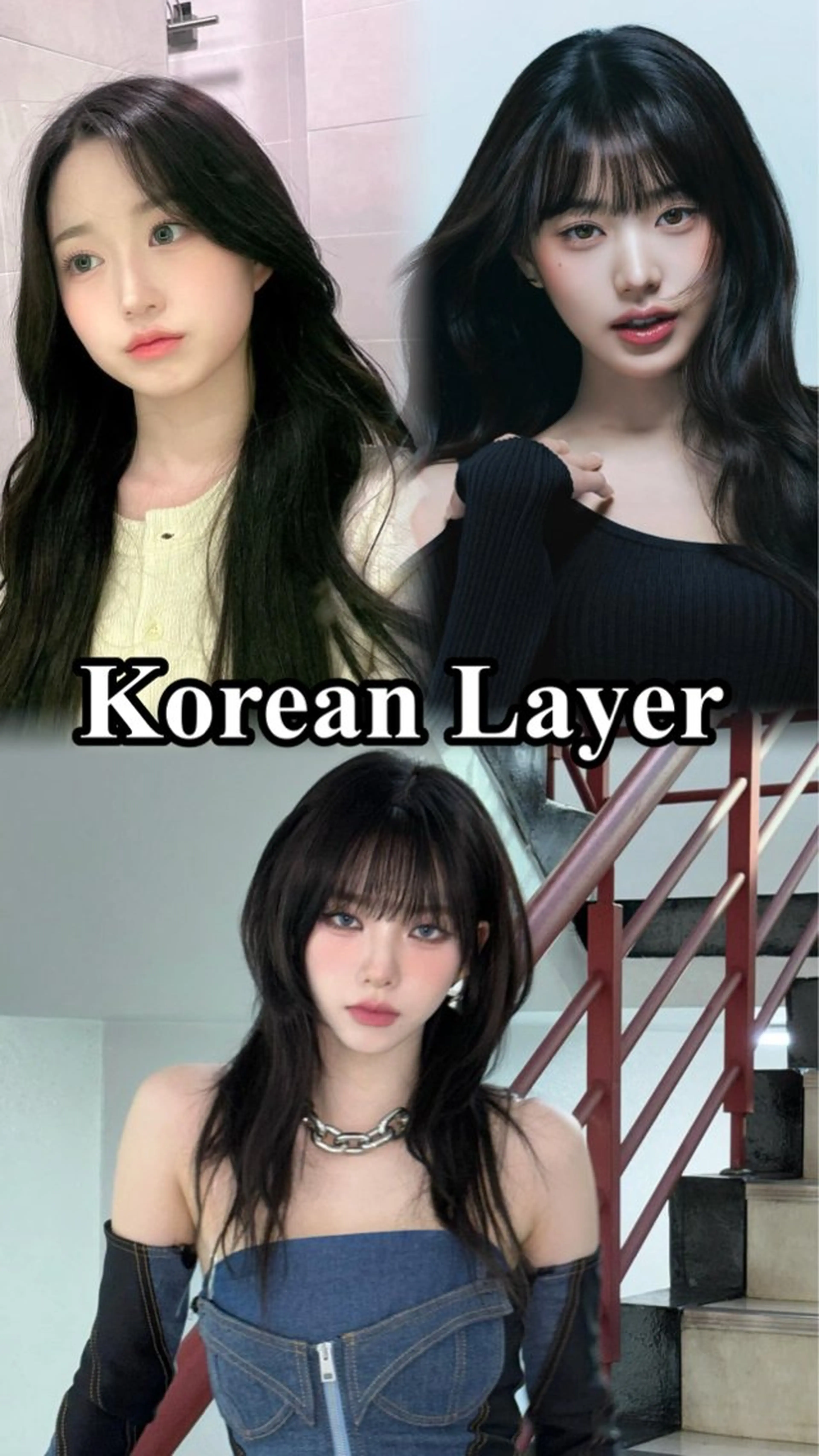 ロング カラー 韓国風ヘア 絶対垢抜けレイヤー/ 透明感カラーリョウヤのヘアスタイル