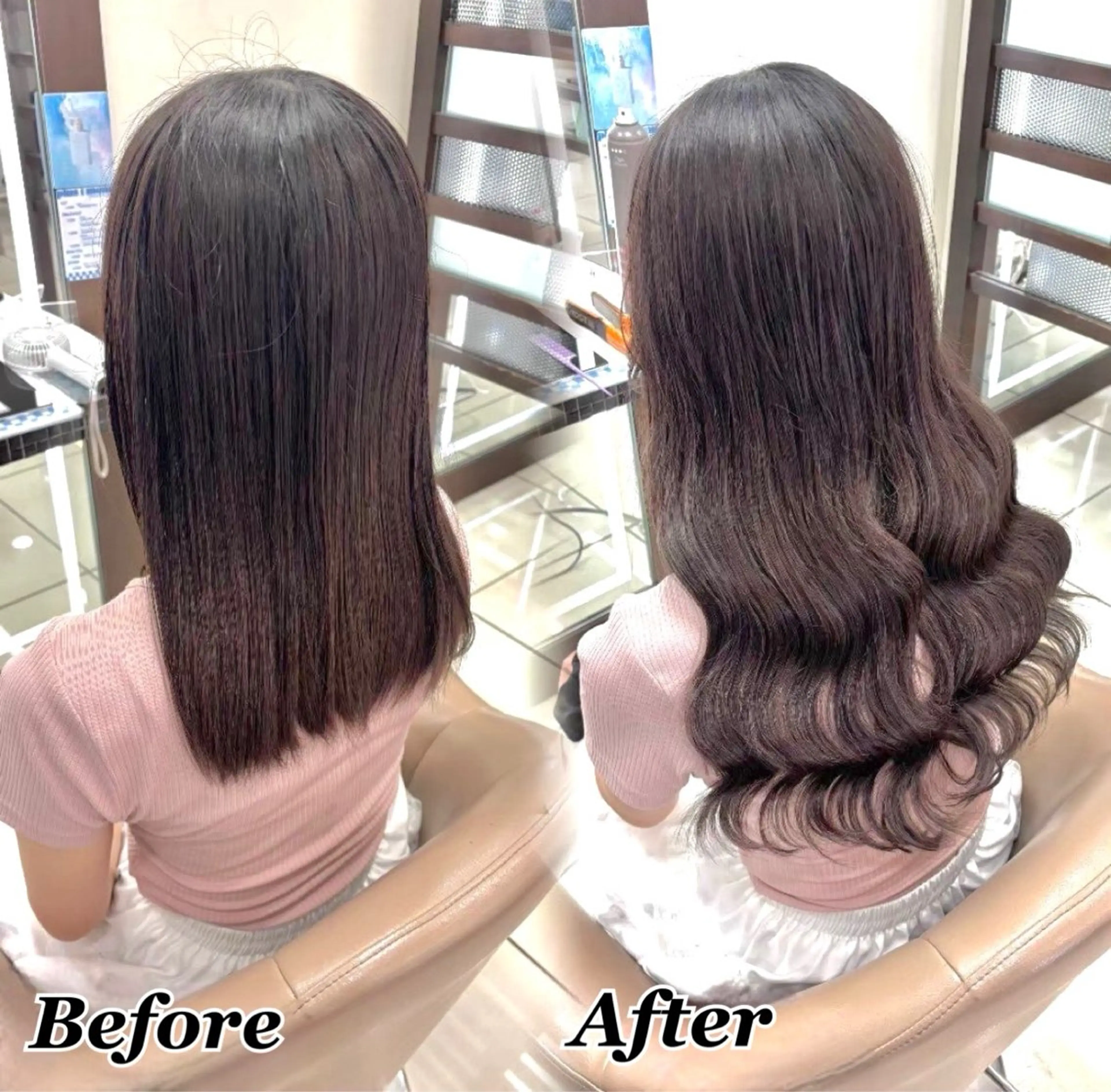 エクステ ヘアメ🎀推しカラー 🥣横浜/しほ🧸のヘアスタイル