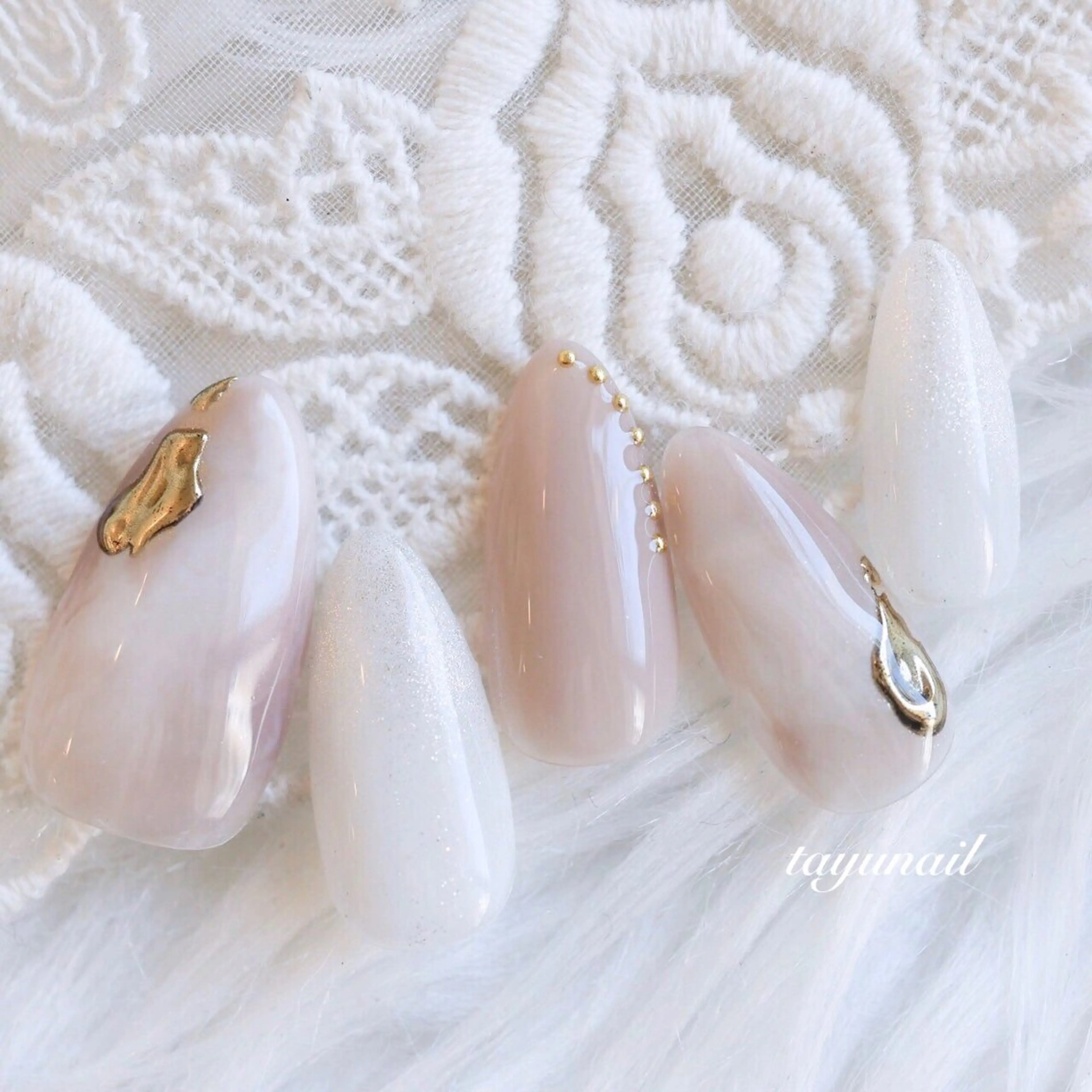 ネイル アートネイル ジェルネイル パラジェル ネイルサロン 【たゆnail】のネイルデザイン