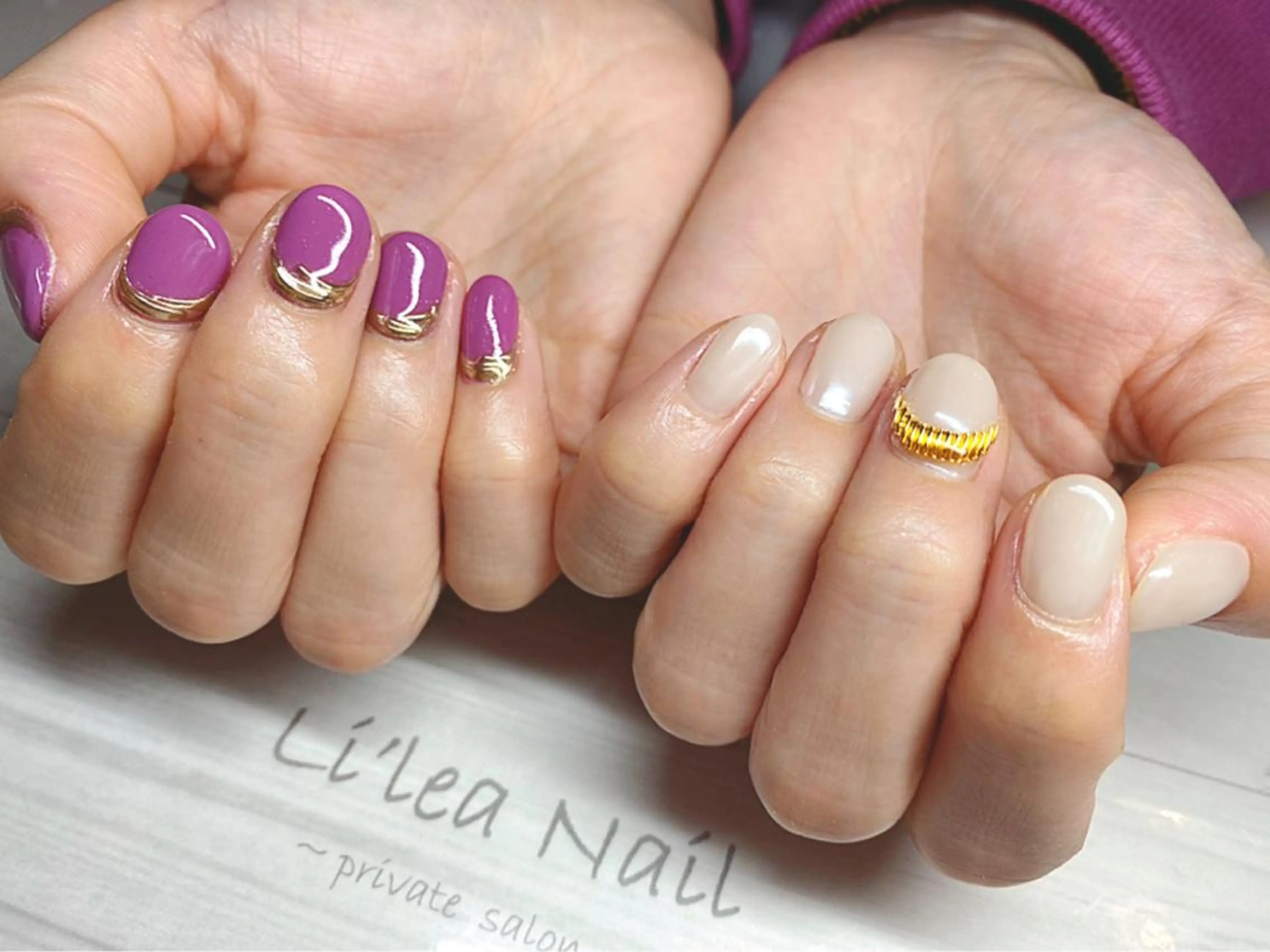 ネイル Li'leaNail AINAのネイルデザイン