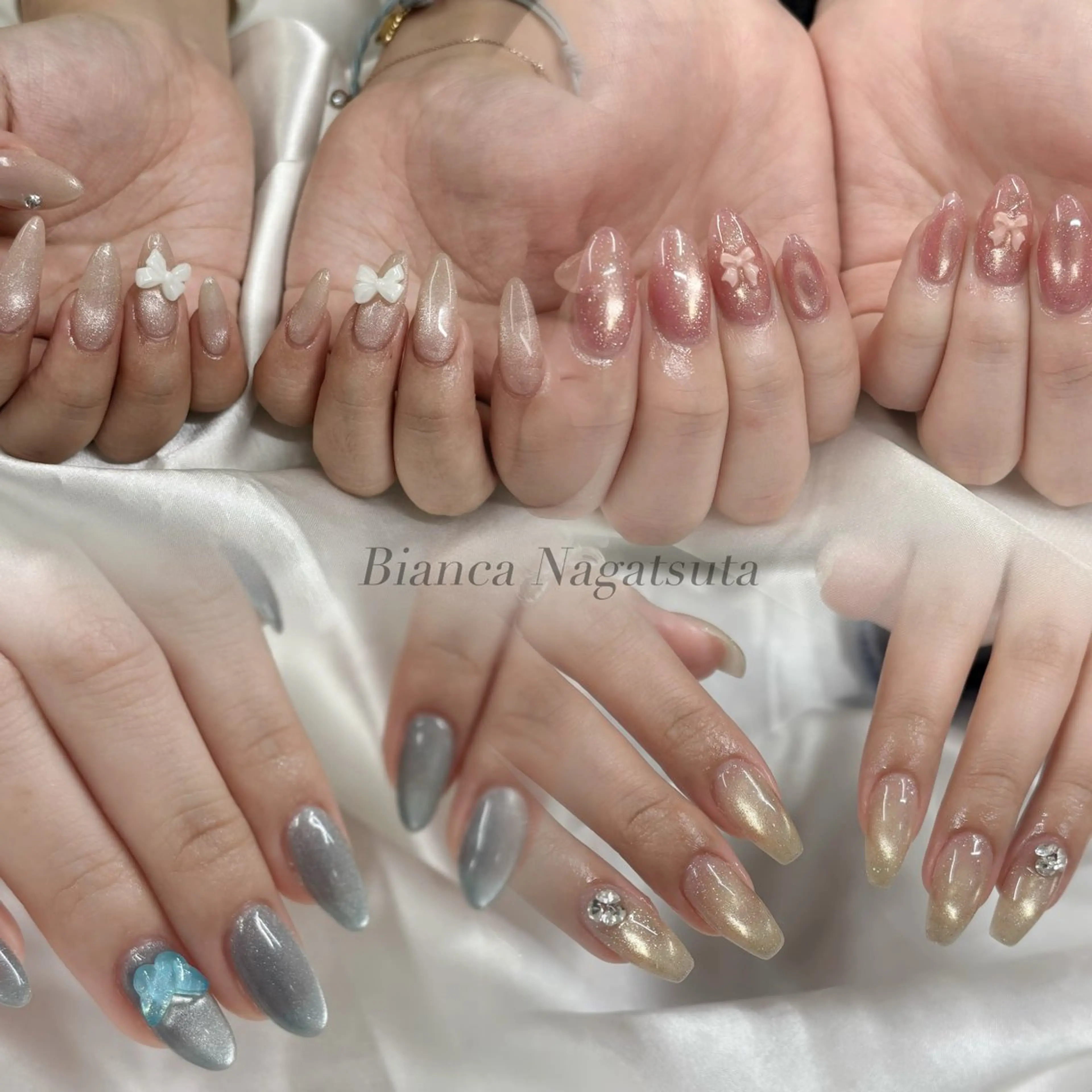 《5月ご新規さま限定🆕》【オフ有り】マグネットネイル💅🏻パラジェル込み🤍の写真