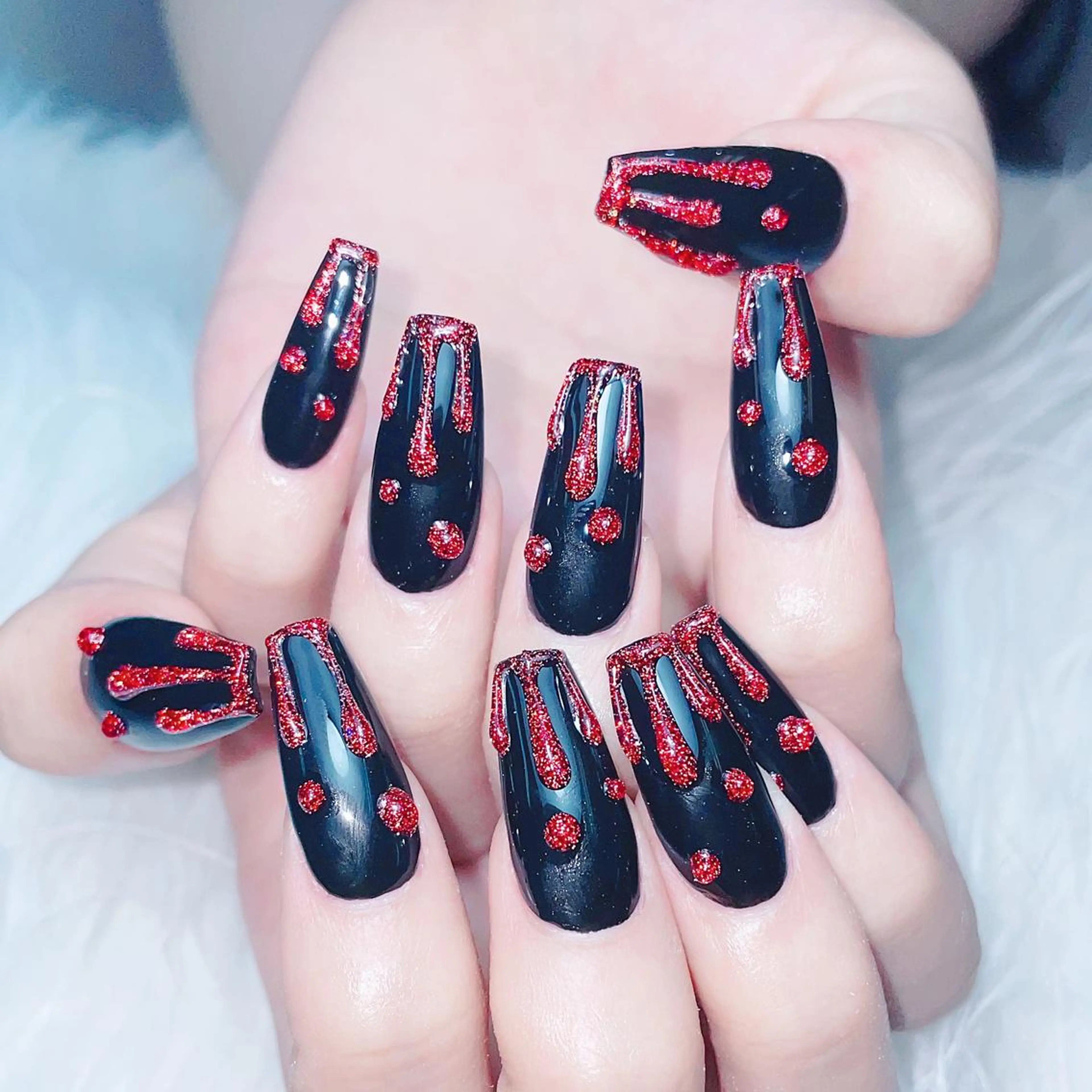 ネイル クリアネイル フラッシュネイル フラワーネイル グラデーション キラキラネイル ハンドネイル NailPrincess所属・princess スカルプ専門店のネイルデザイン