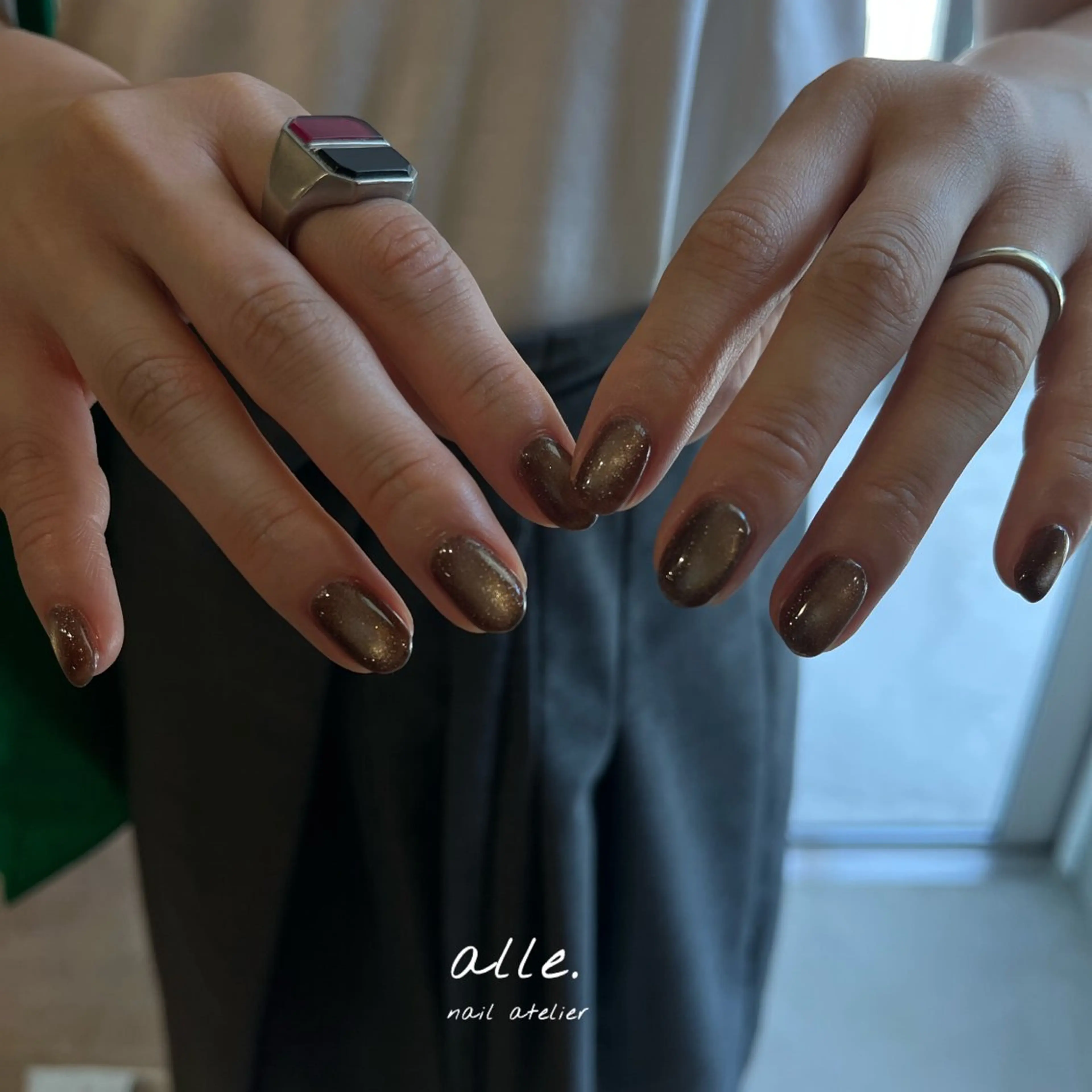 ネイル ハンドネイル atelier alle.のネイルデザイン