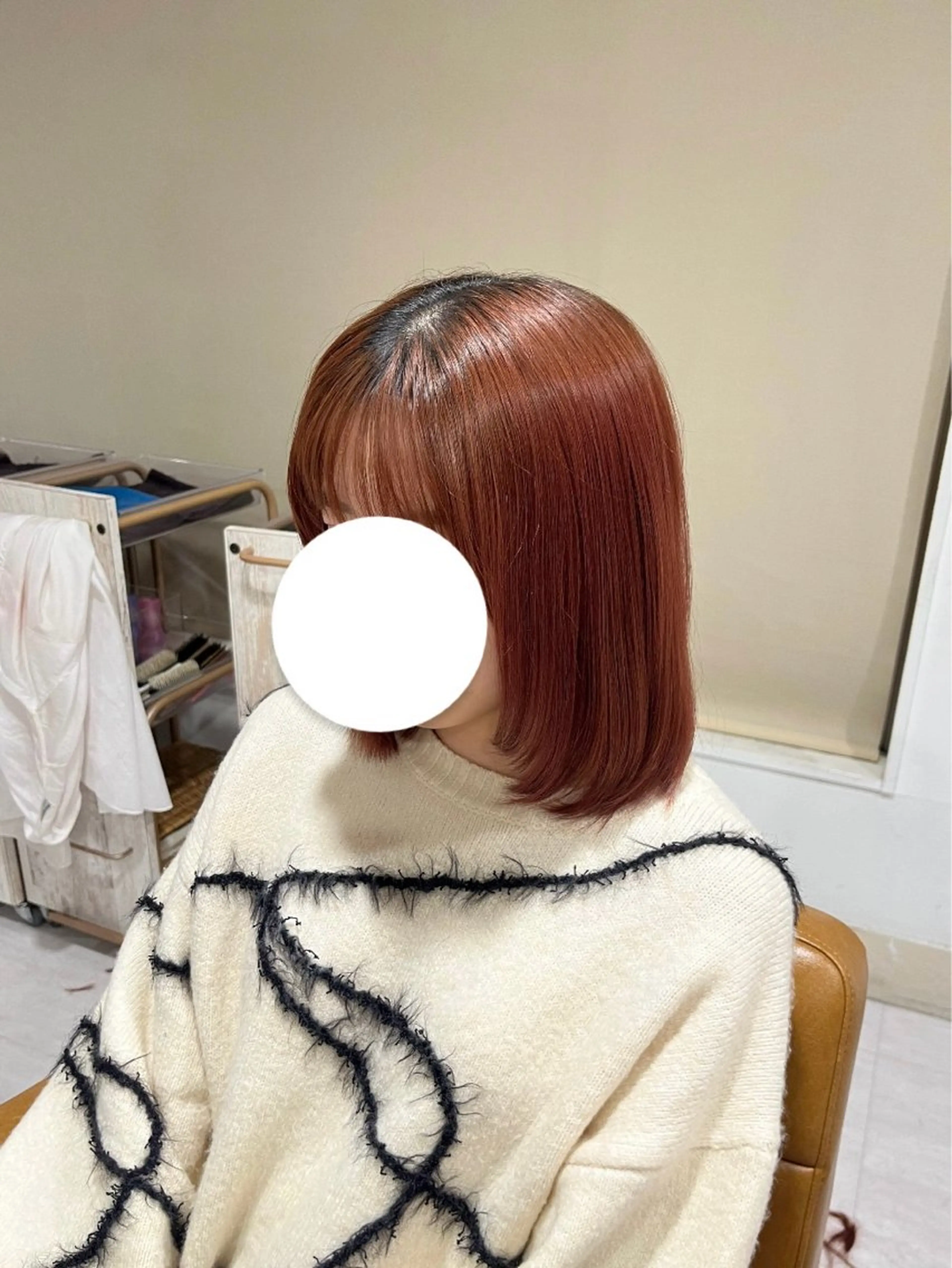 ミディアム レイヤーカット 戸﨑 小百合のヘアスタイル