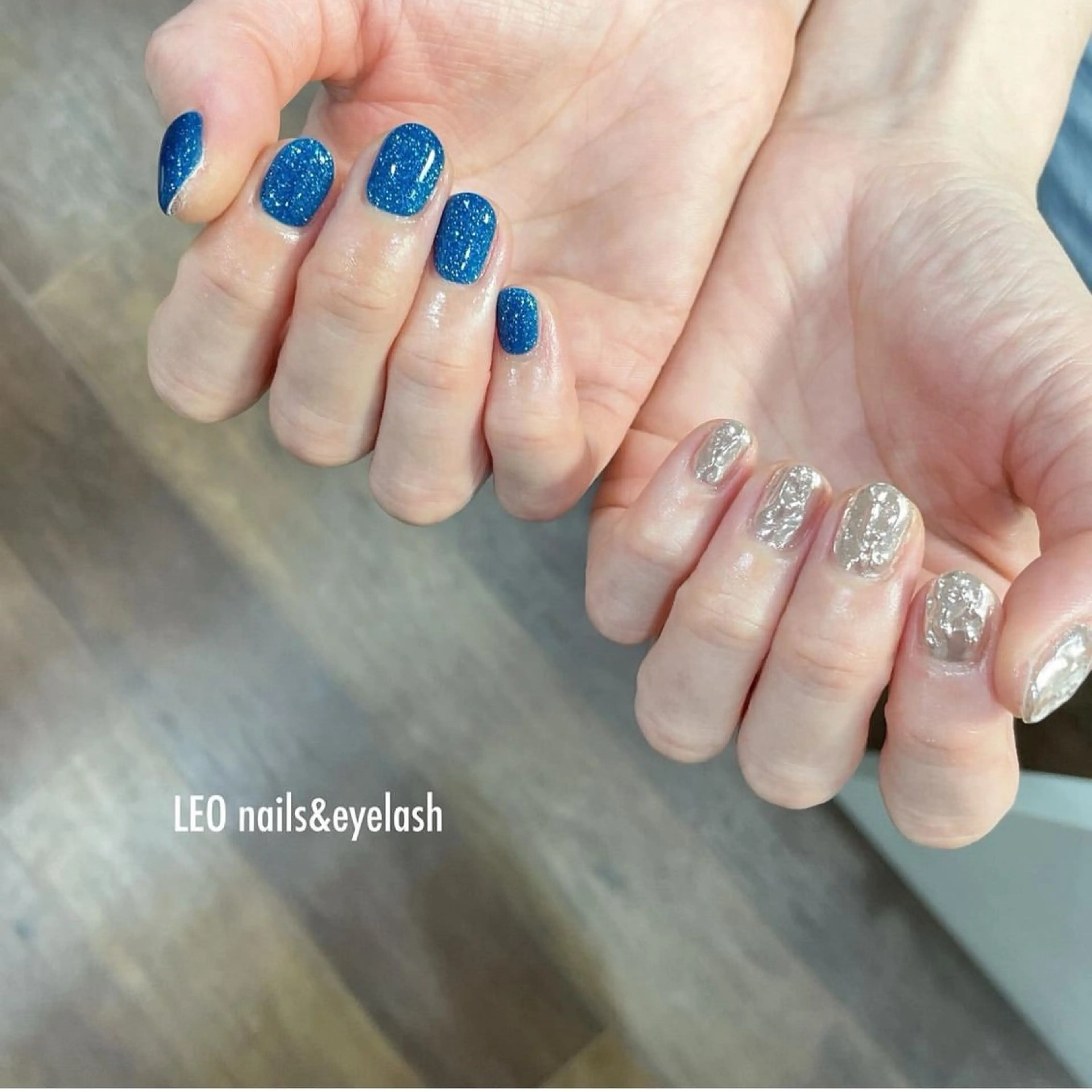 ネイル アートネイル ニュアンスネイル LEO Nails andeyelashのネイルデザイン