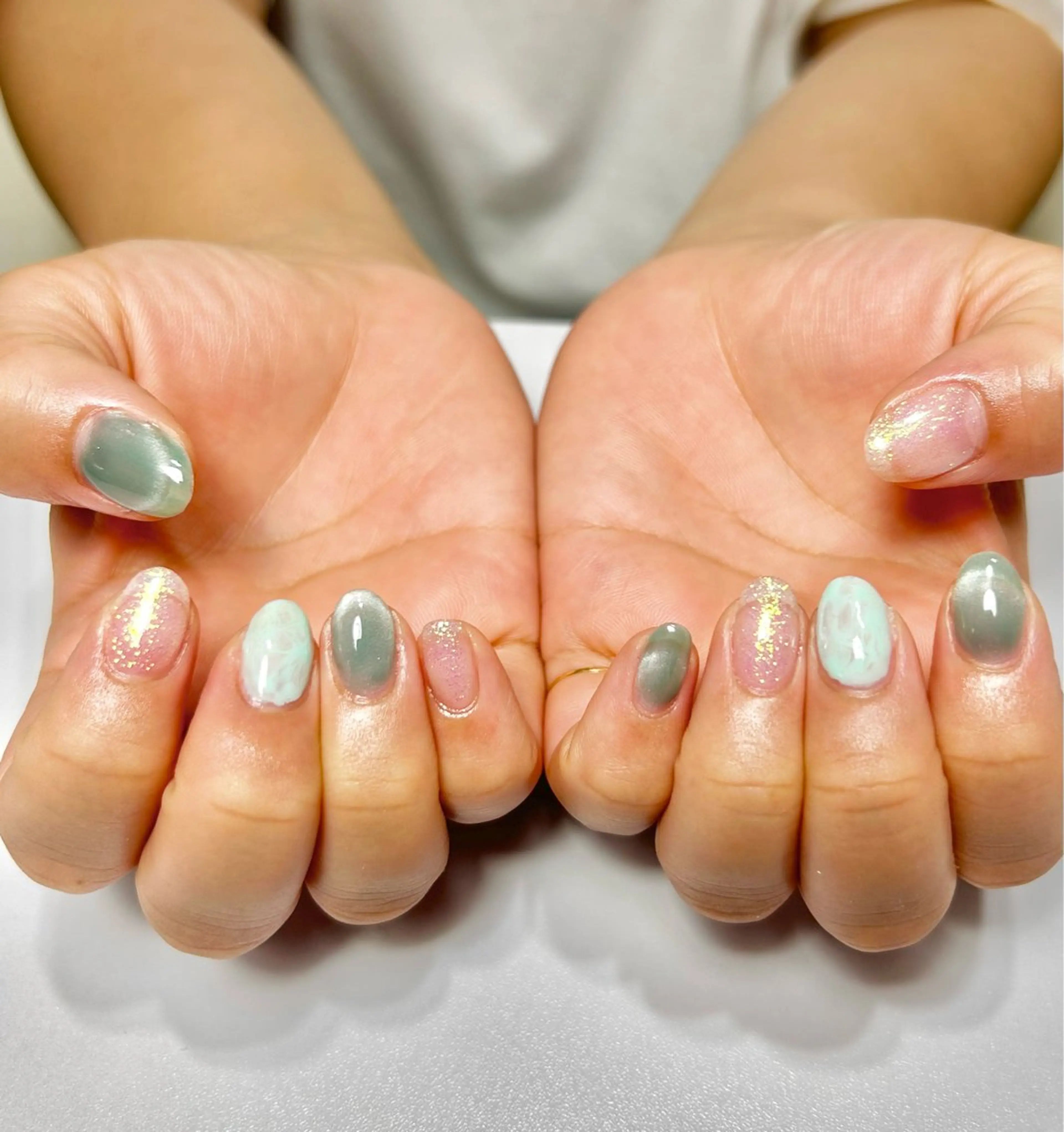 ネイル シンプルネイル nail salon Cuoréのネイルデザイン