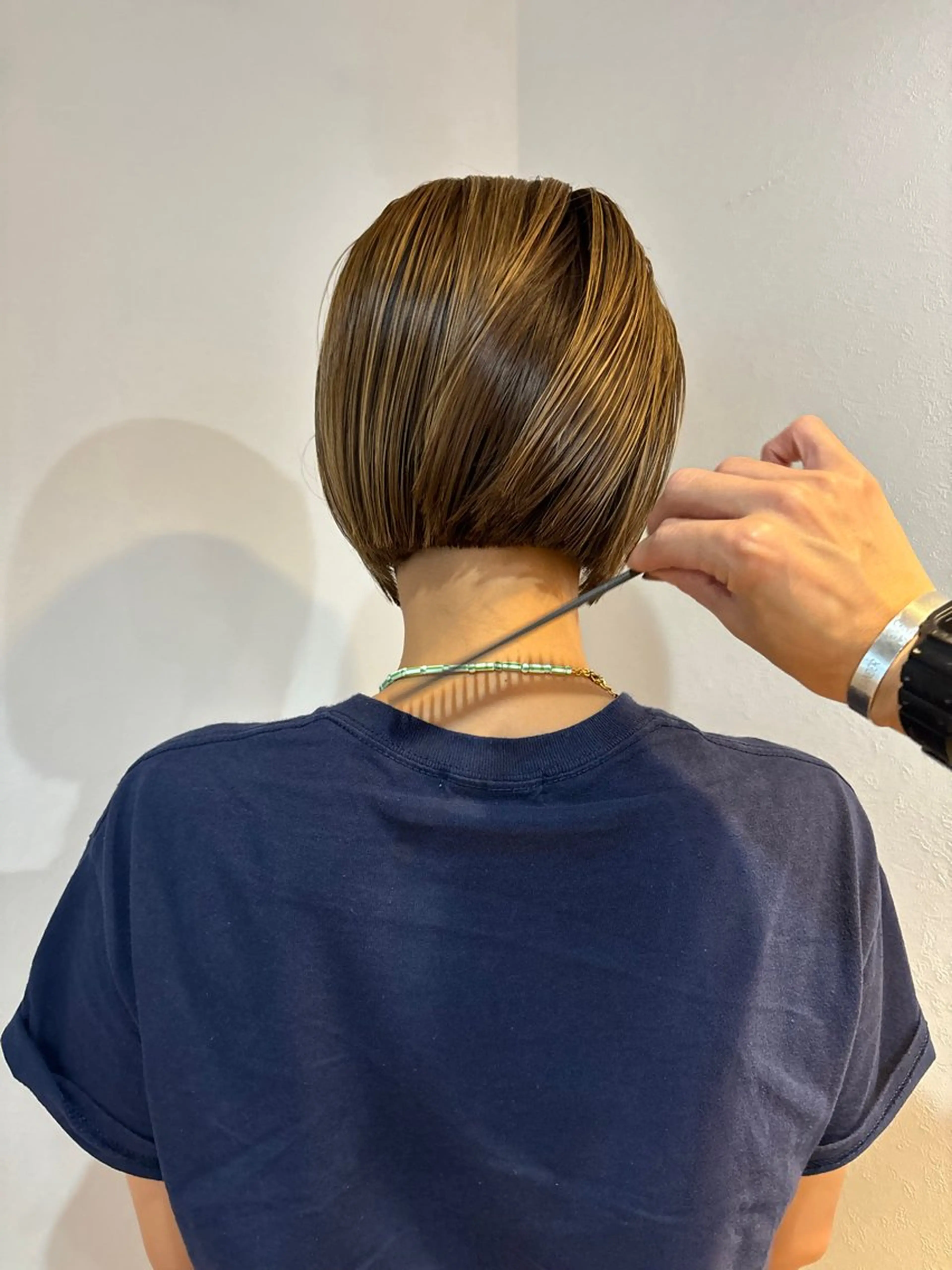 ショート カラー 高田 翔平のヘアスタイル