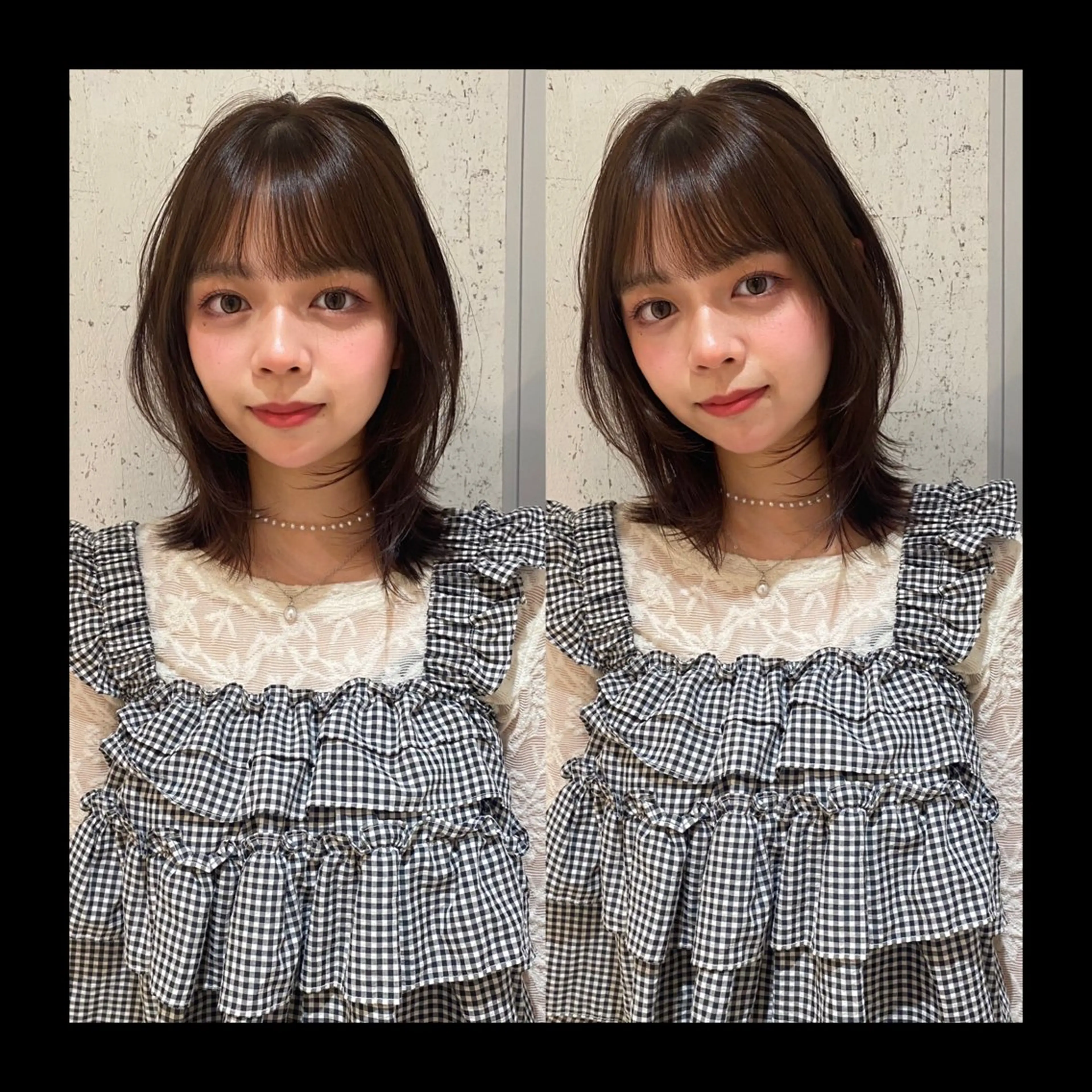 ミディアム カラー カット ヘアカラー トリートメント mai / linoah˚✧のヘアスタイル