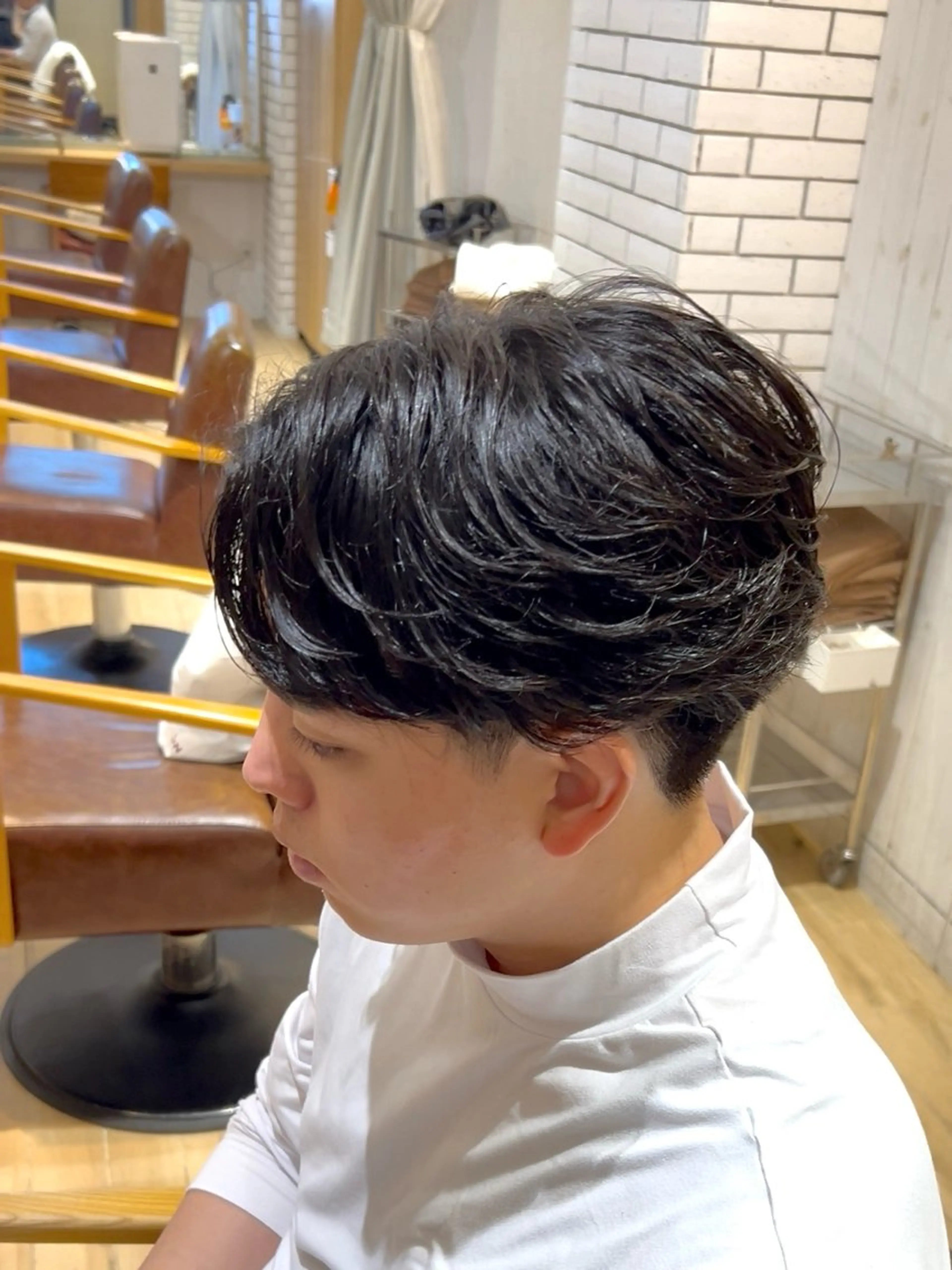 パーマ メンズ メンズパーマ ニュアンスパーマ カット パーマ メンズ/パーマ/ 目黒/オノザトのヘアスタイル