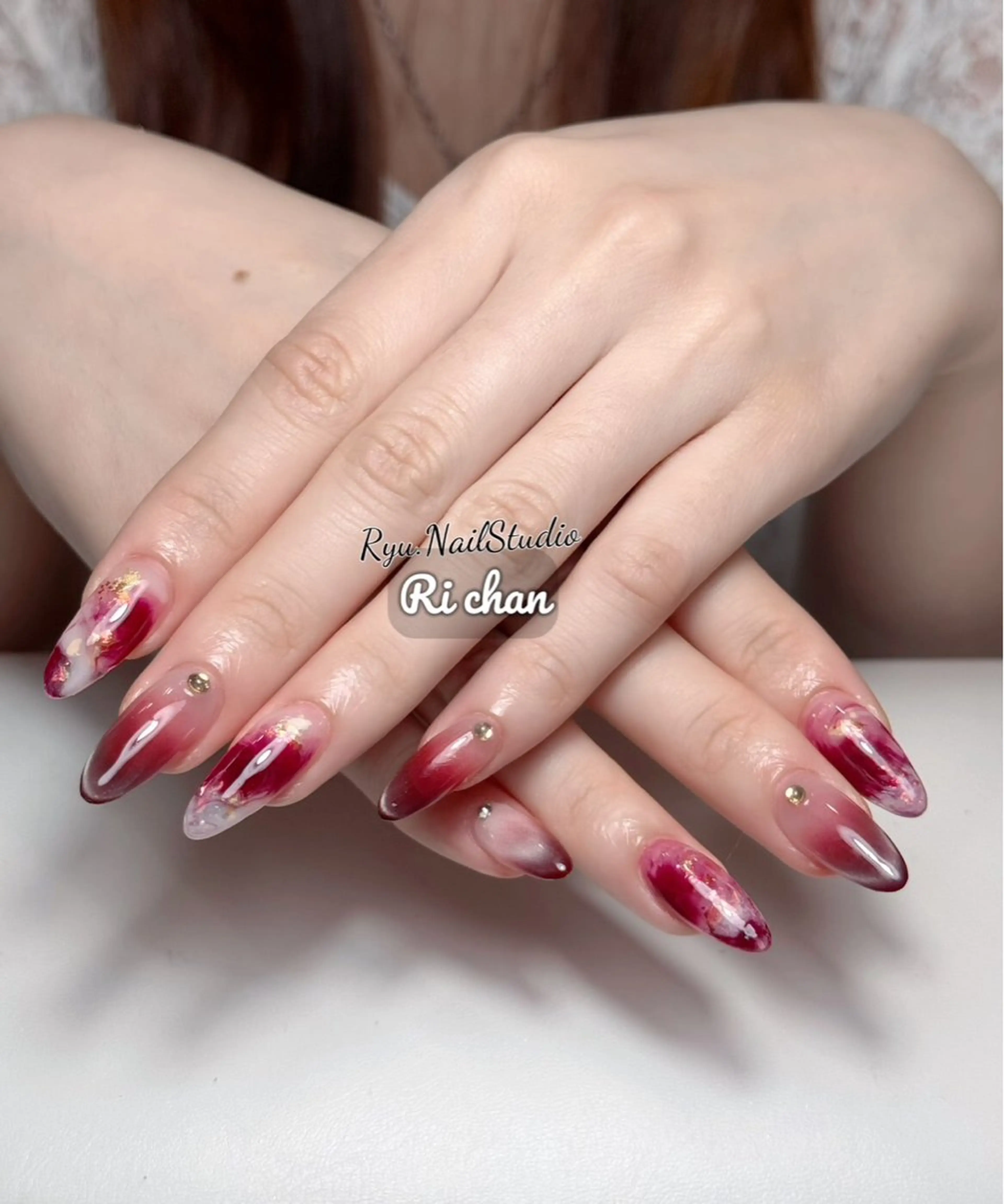 ネイル アートネイル ジェルネイル マグネットネイル ニュアンスネイル シンプルネイル ハンドネイル Ryu nail studioのネイルデザイン