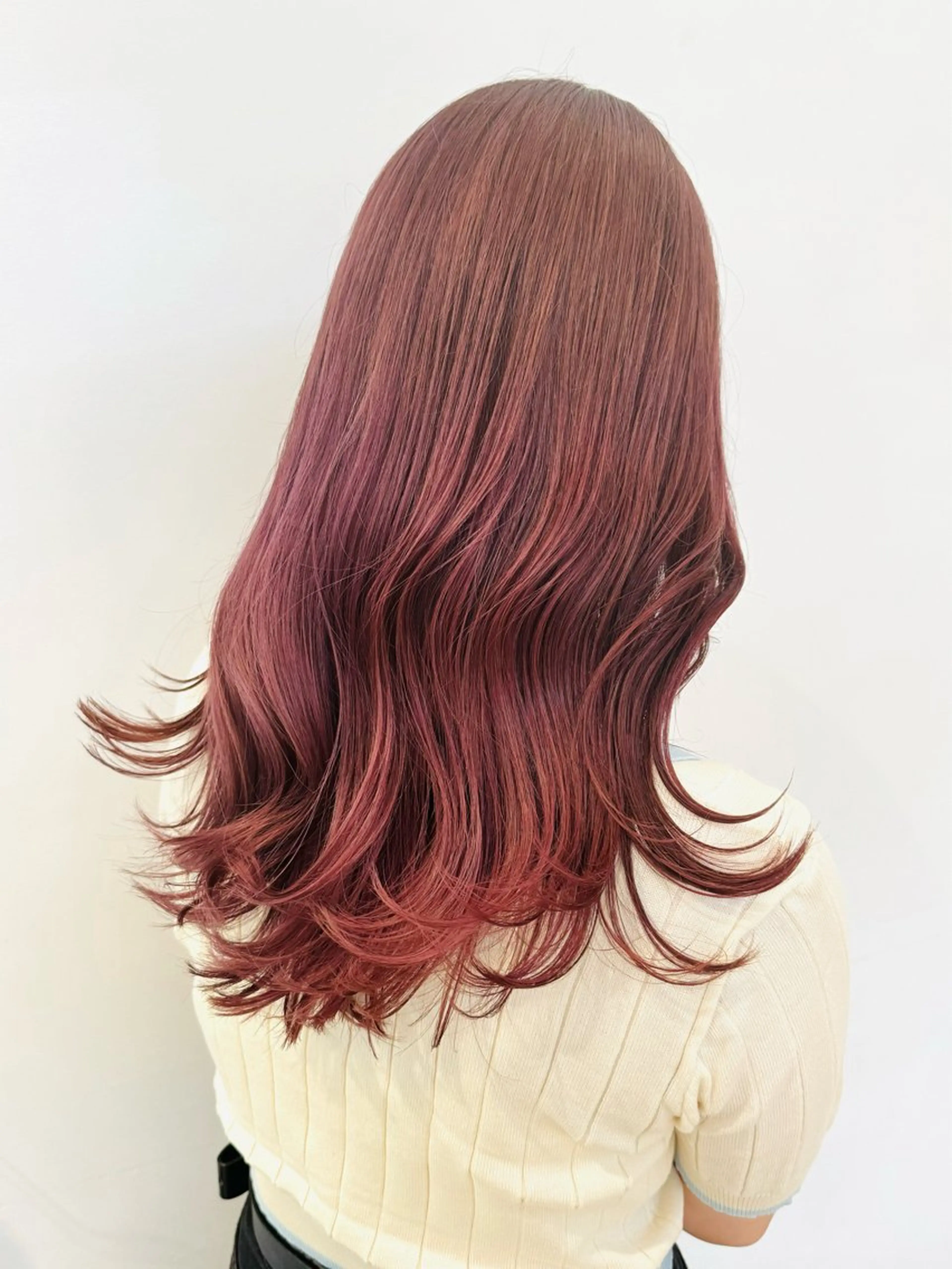 ロング カラー ブリーチ ラベンダーカラー ピンクカラー ピンクラベンダー 中西倖 トップスタイリストのヘアスタイル