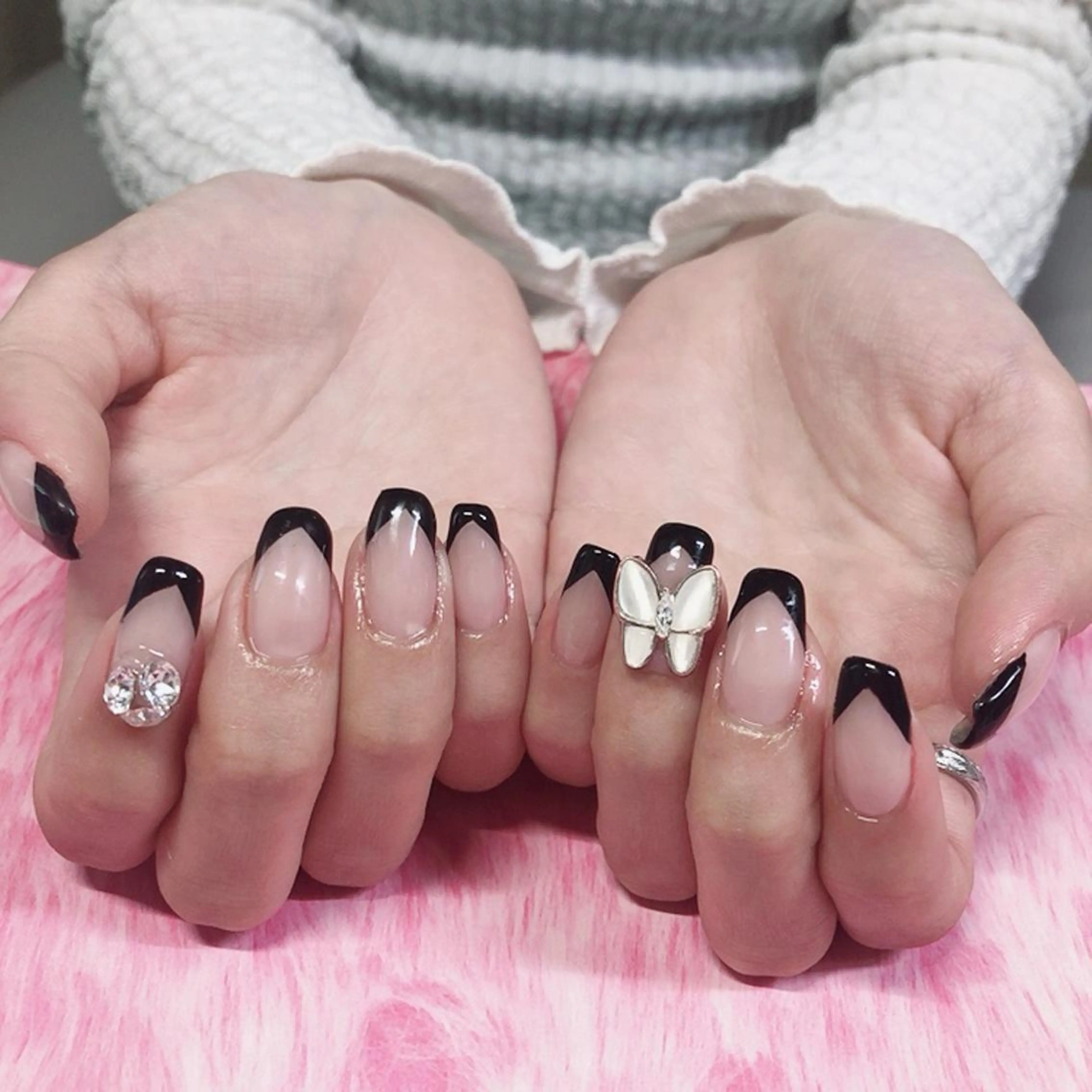 ネイル フレンチネイル 奥園 良恵のネイルデザイン