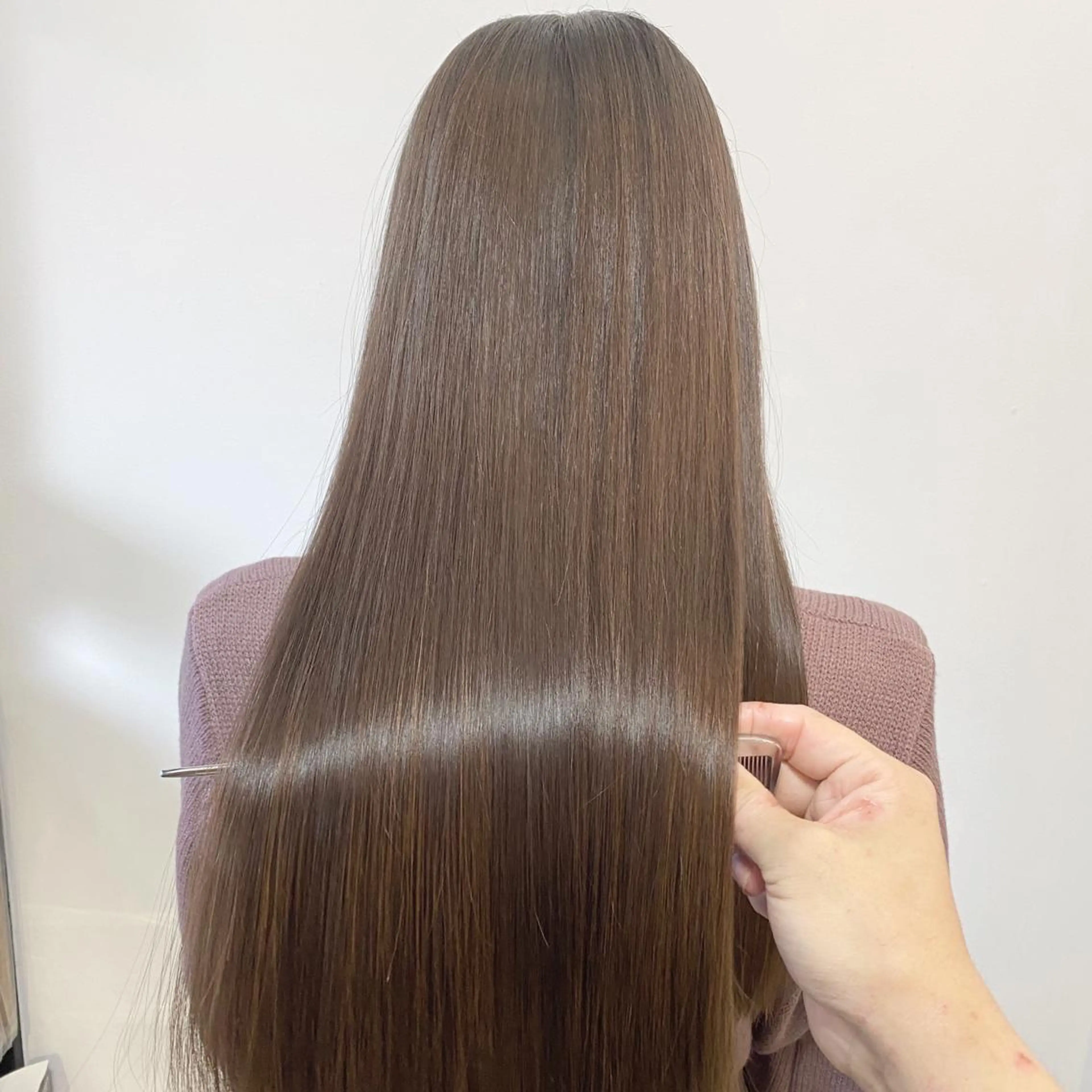 ロング 髪質改善 ロング トリートメント 酸熱トリートメント 髪質改善特化 安東駿介のヘアスタイル