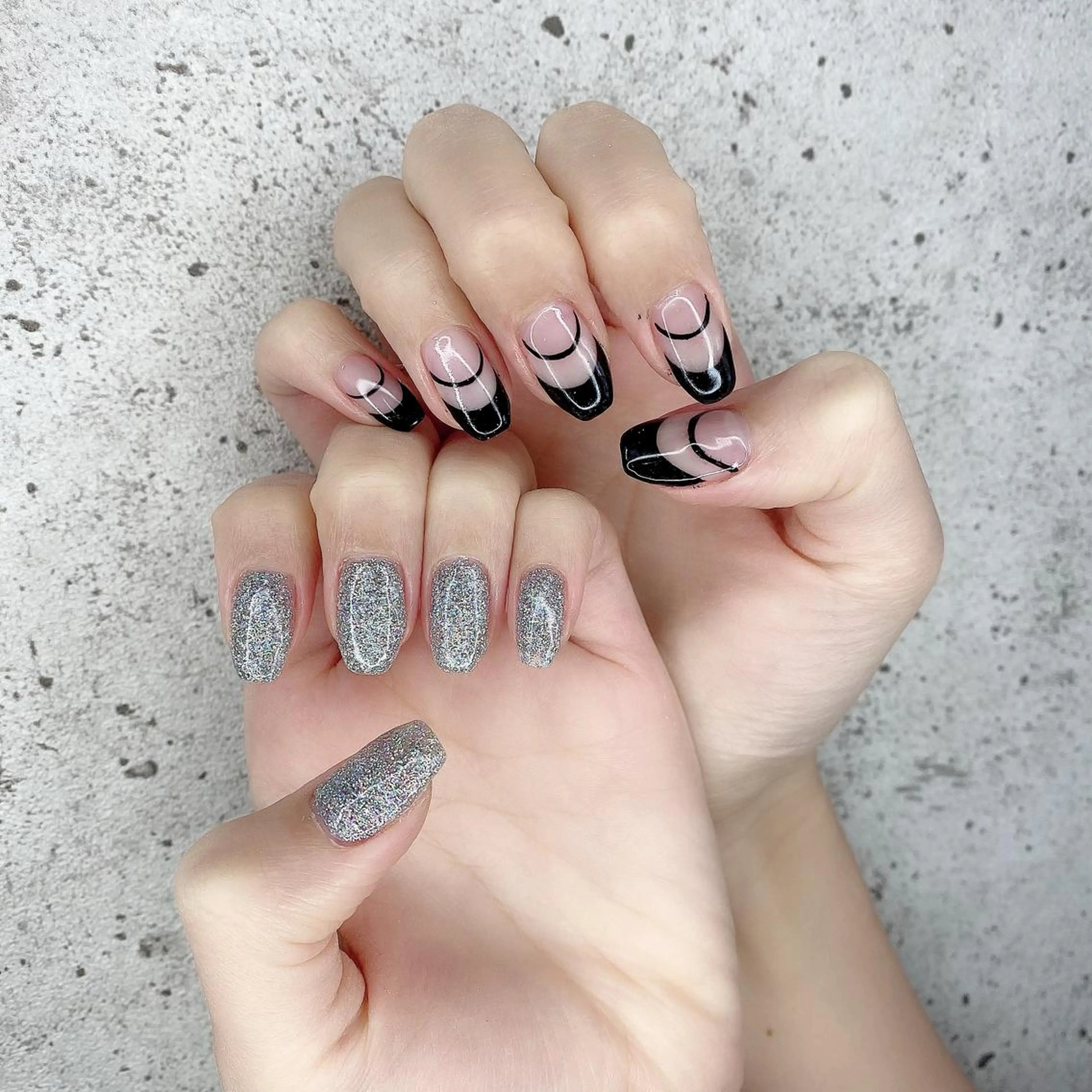 セミロング カラー パーマ ヘアアレンジ メンズ キッズ ネイル マツエク・マツパ フラッシュネイル フレンチネイル ジェルネイル パラジェル Salon Ｋのネイルデザイン