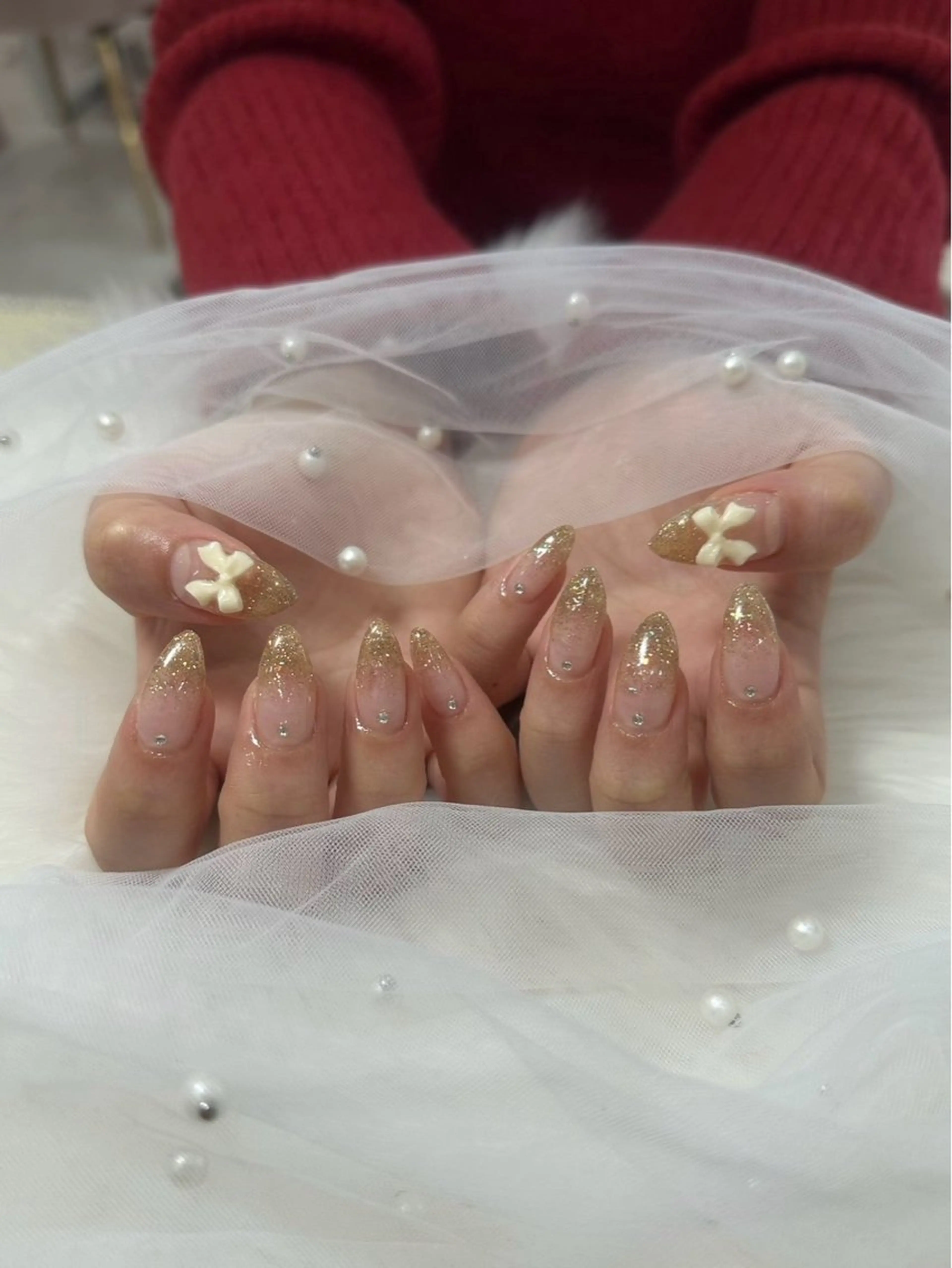 ネイル 長さ出し フットネイル ジェルネイル 韓国ネイル マグネットネイル #Amin nail salonのネイルデザイン