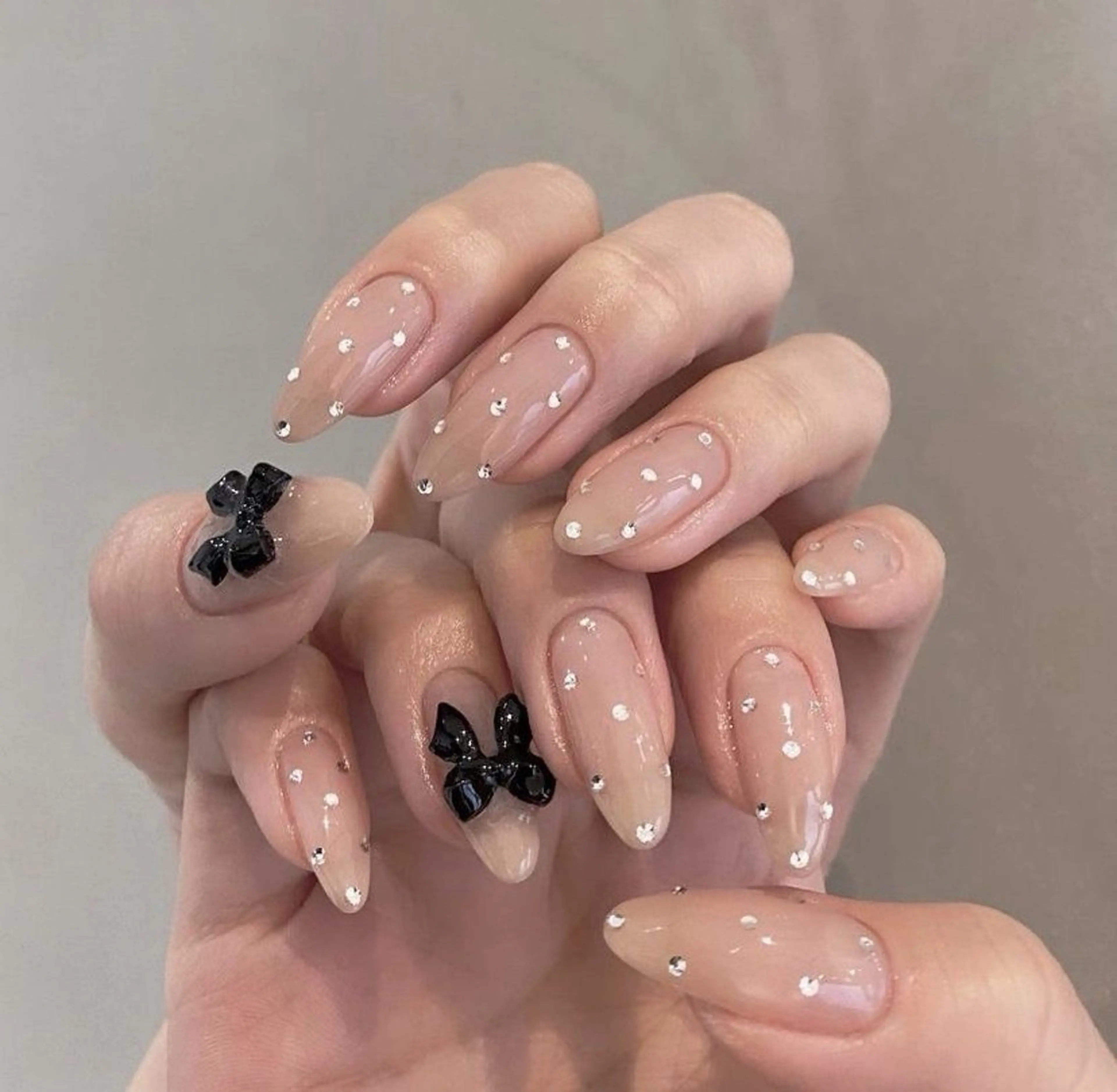 ネイル マグネットネイル ミラーネイル 冬ネイル Lee Nailsのネイルデザイン