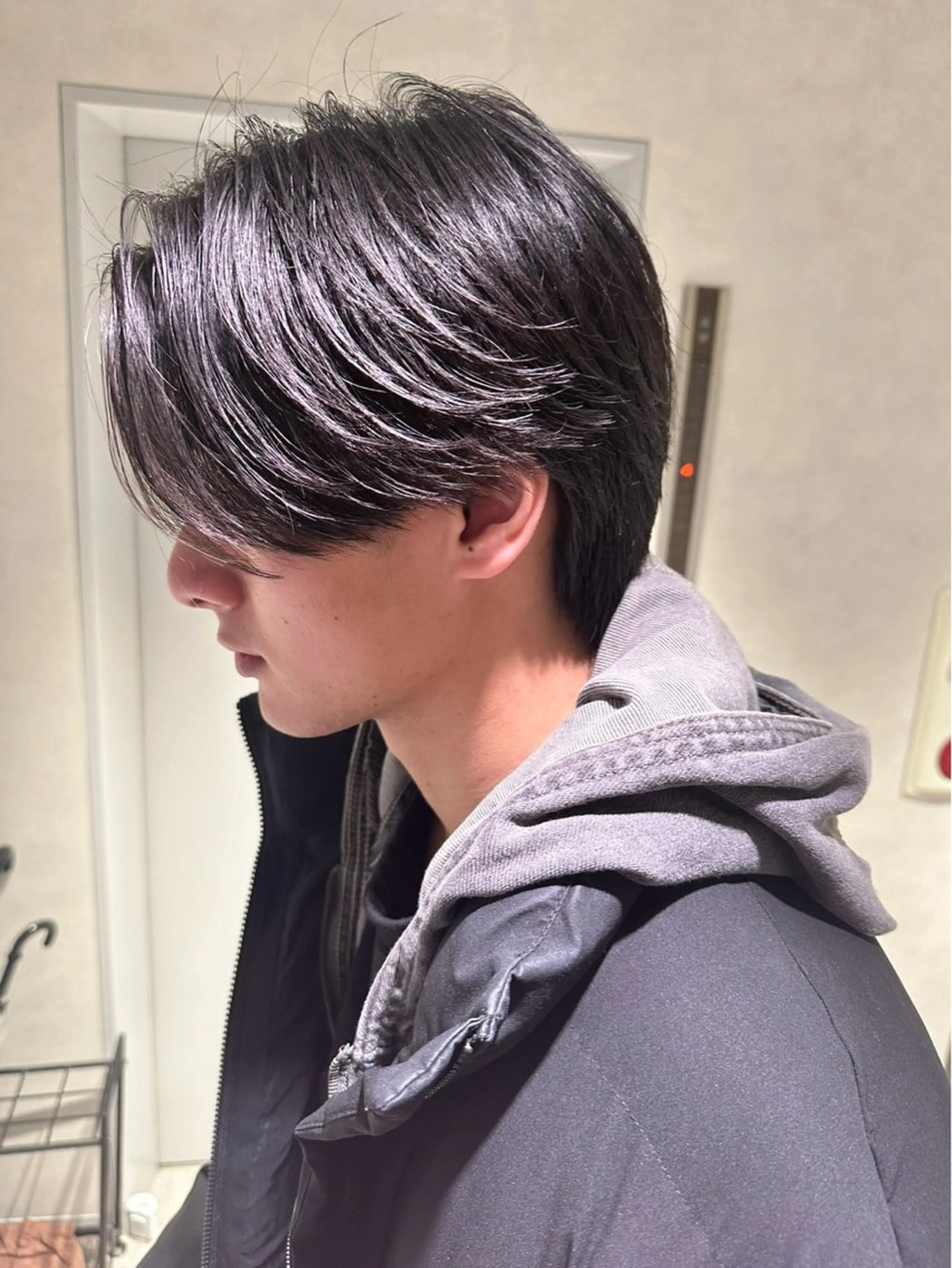 ミディアム カット 西梅田 美容室/ 牛尾 剛のヘアスタイル