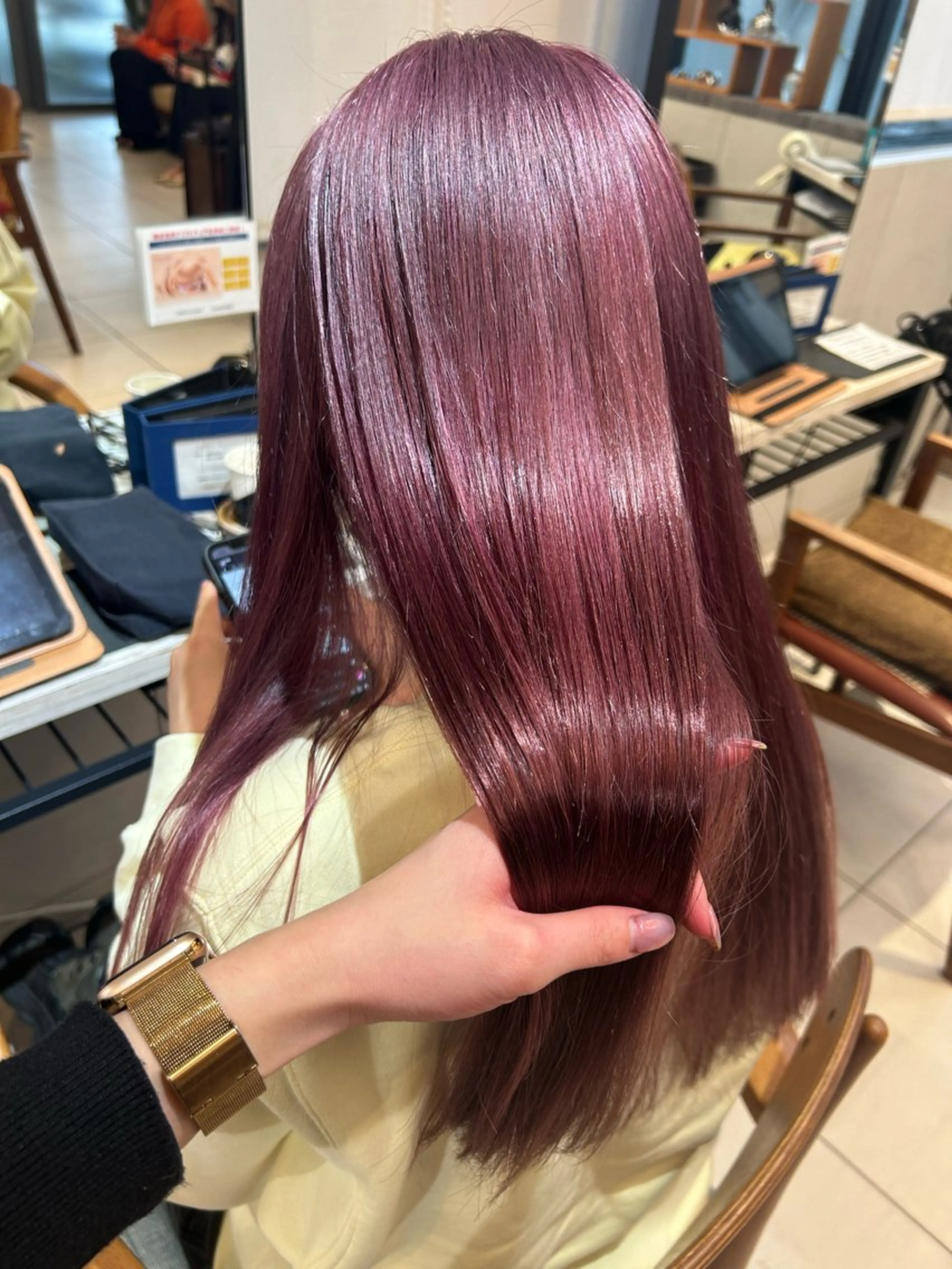 セミロング カラー ピンクカラー 袴着付け予約受付中/ 渡辺奈緒のその他イメージ