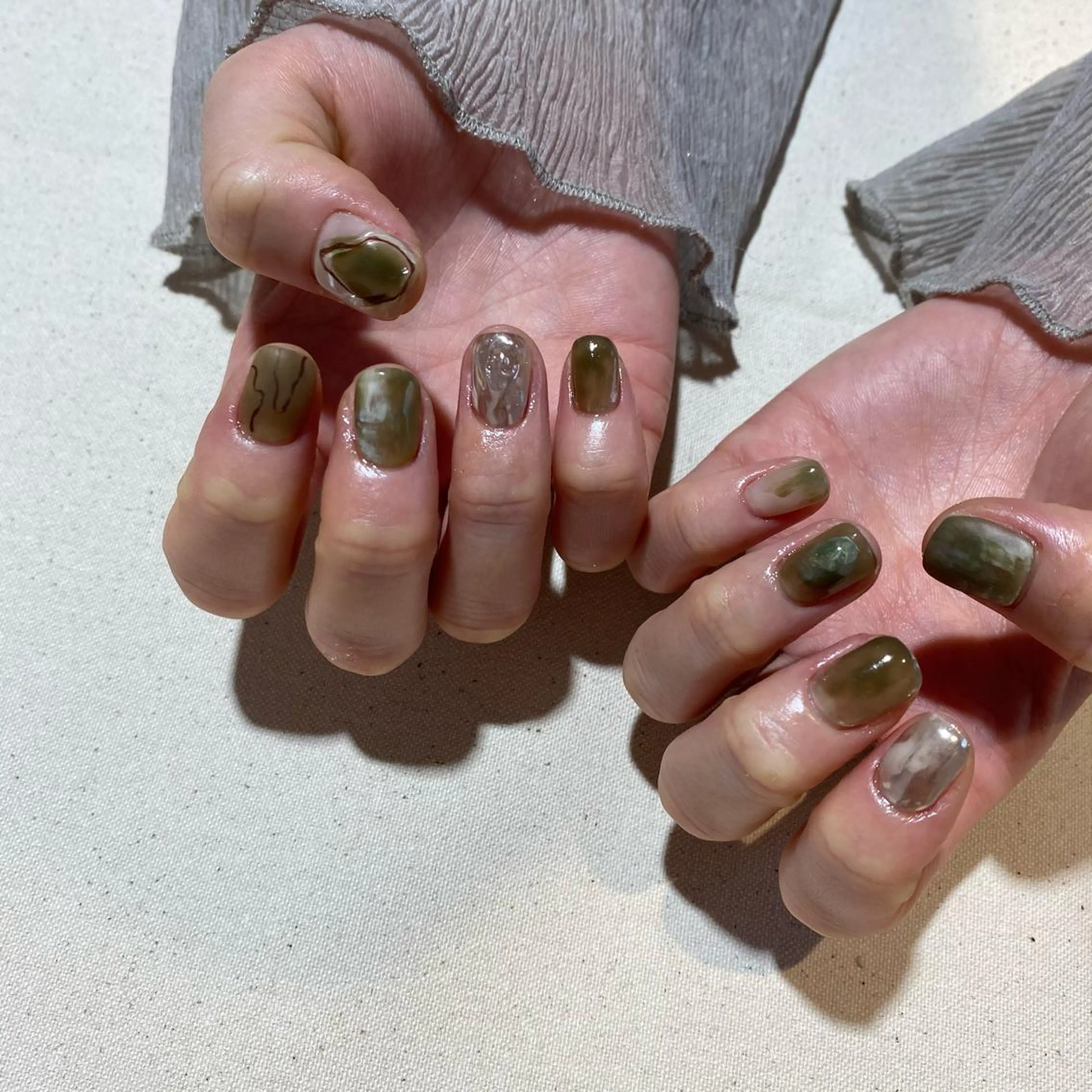 ネイル ハンドネイル Trico Antique所属・岩本 杏のネイルデザイン