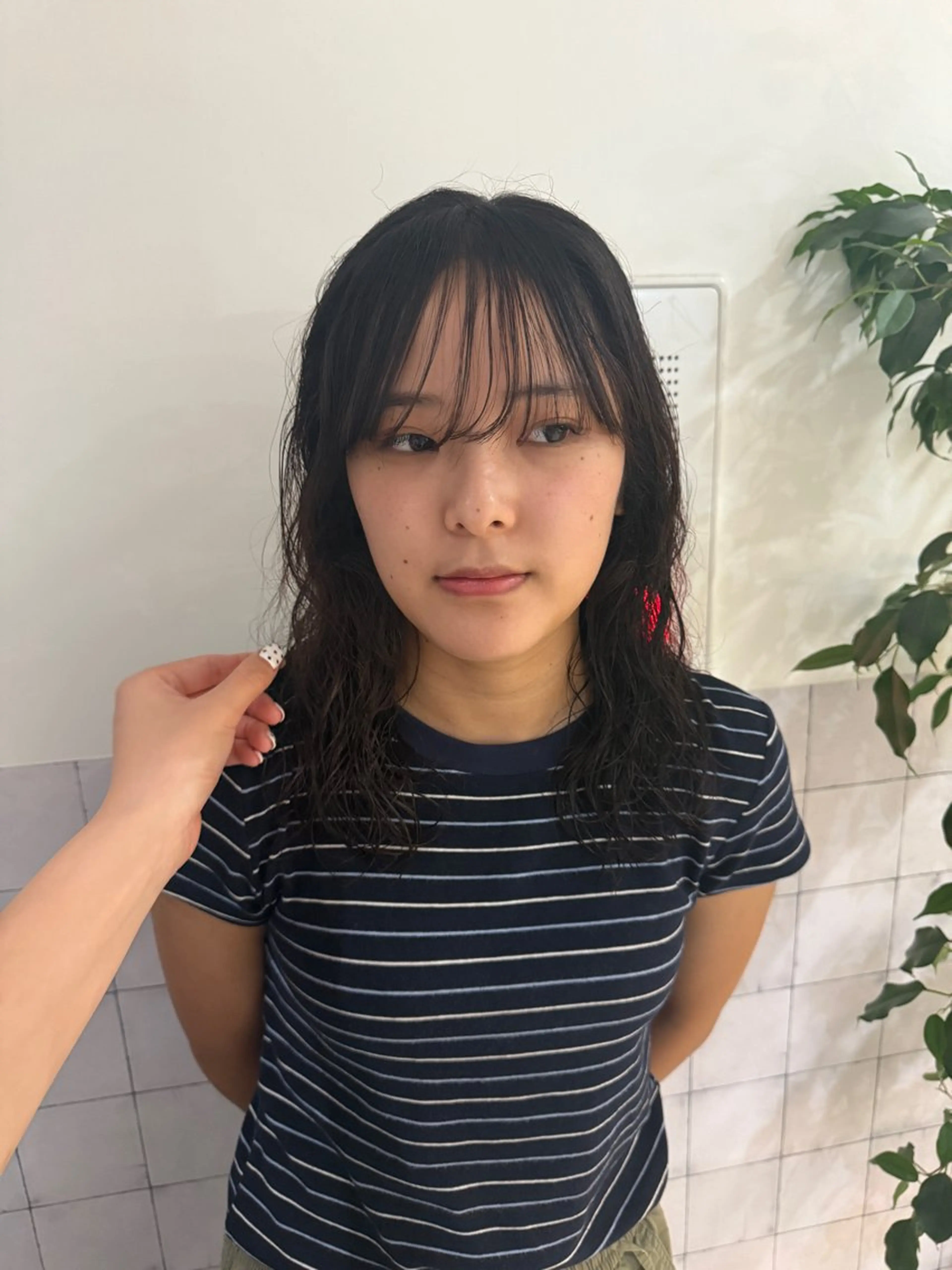 セミロング 似合わせスタイル☁️ 堀内志茉🍀のヘアスタイル