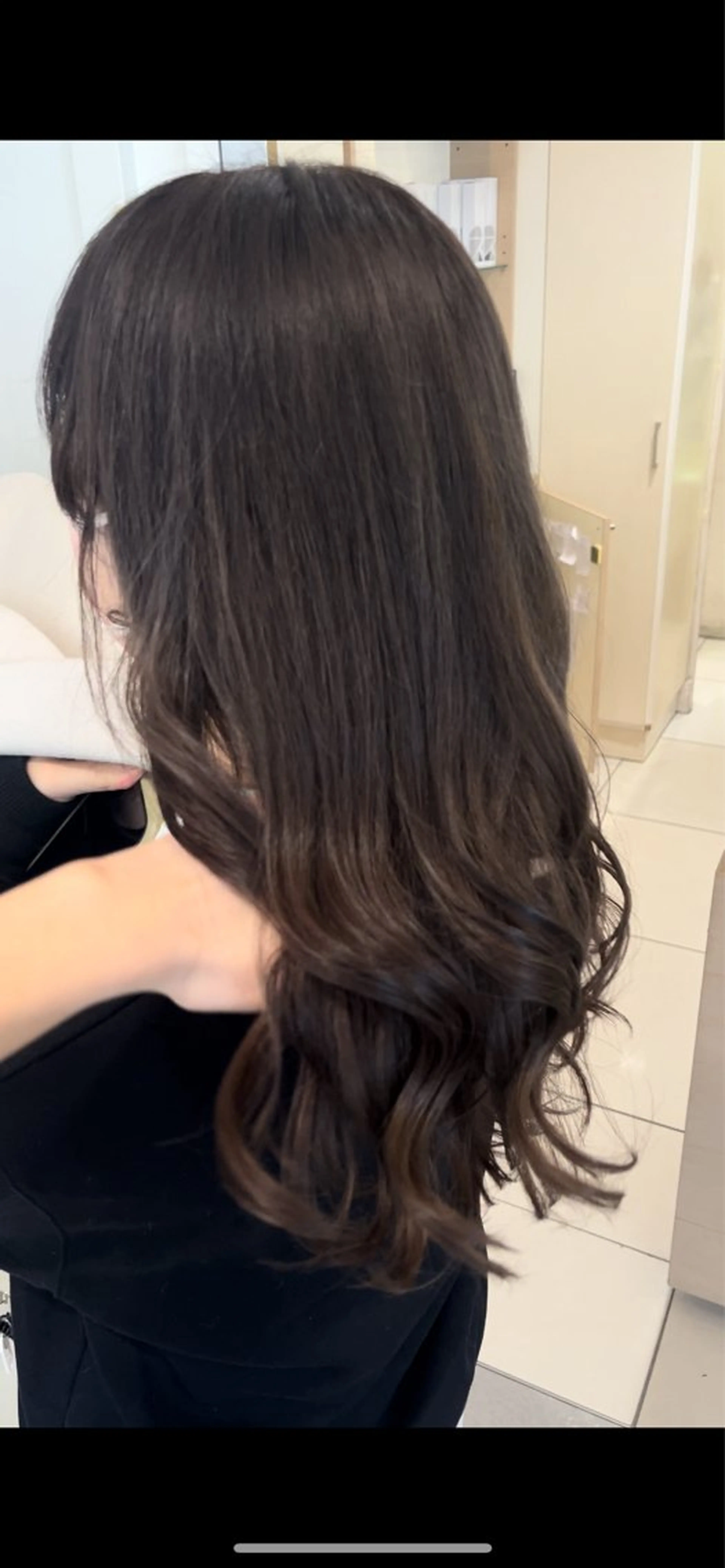 セミロング カット ヘアカラー バレイヤージュ/ヘア アレンジ/shionのヘアスタイル