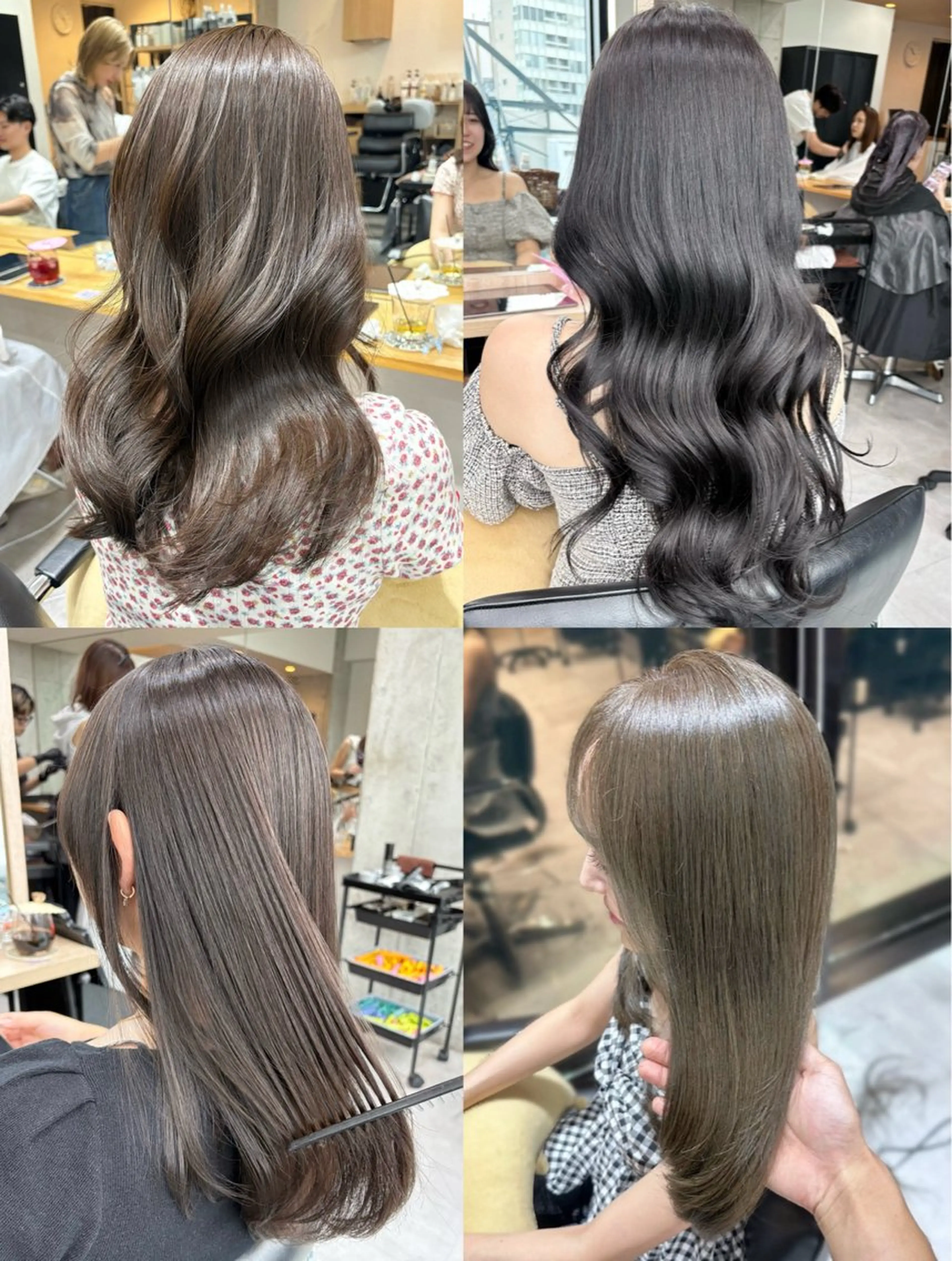 ロング カラー うる艶カラー/恵比寿 ベージュ/丸山陽平のヘアスタイル