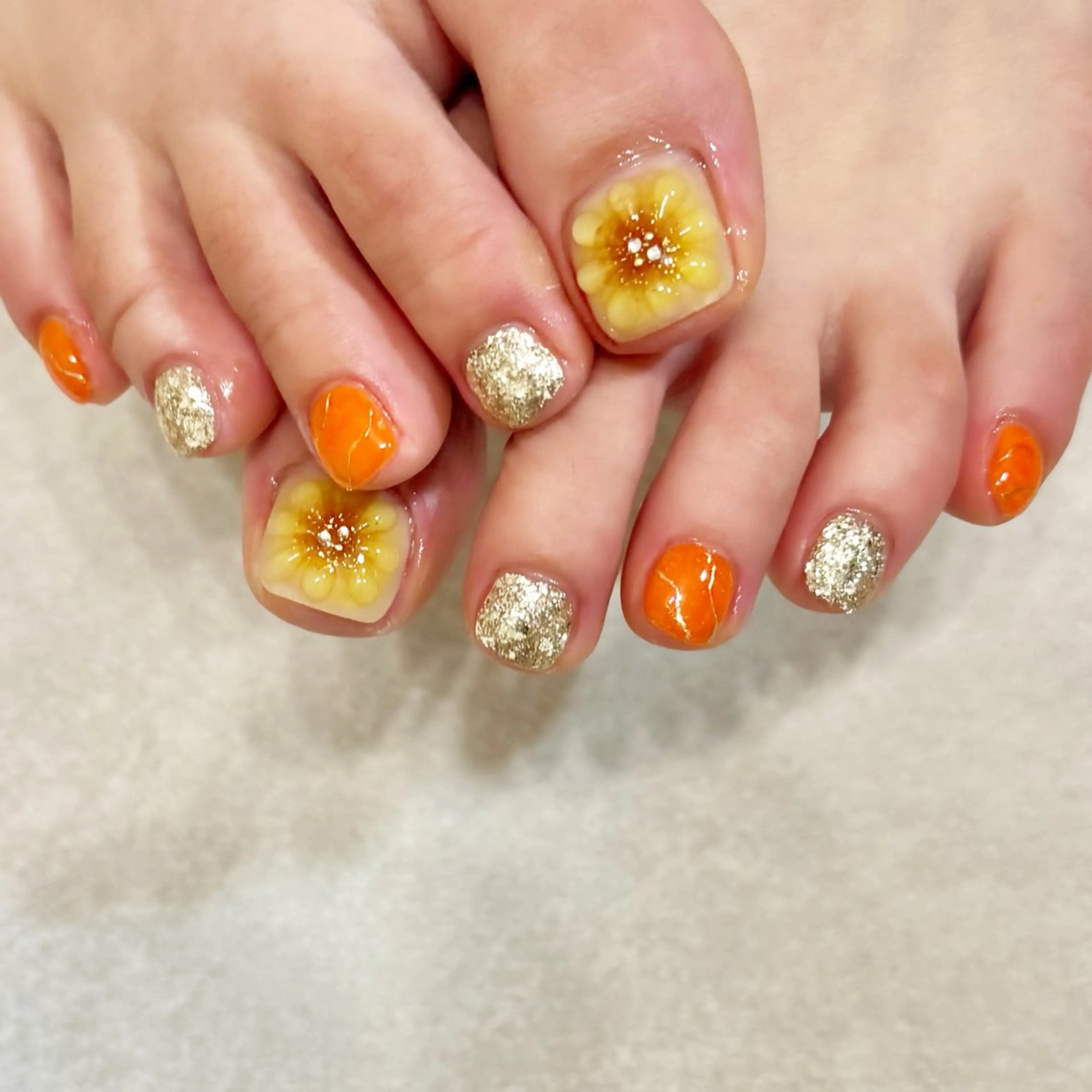 ネイル フットネイル m-nail 🌙minamiのネイルデザイン