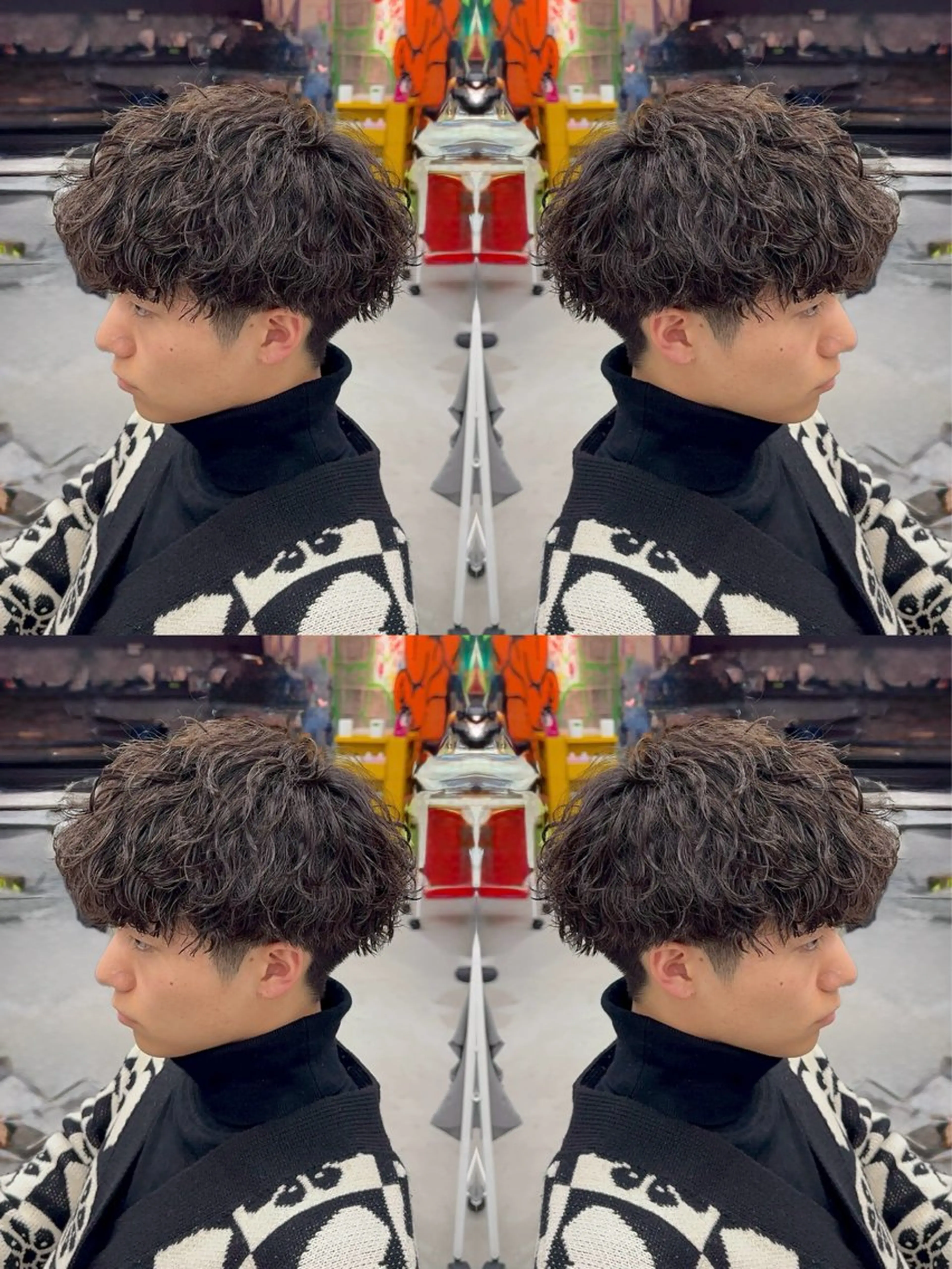 パーマ メンズ メンズブリーチ メンズパーマ メンズツイストパーマ 刈り上げ ニュアンスパーマ 🔥メンズ特化🔥 パーマ🔥カメイのヘアスタイル