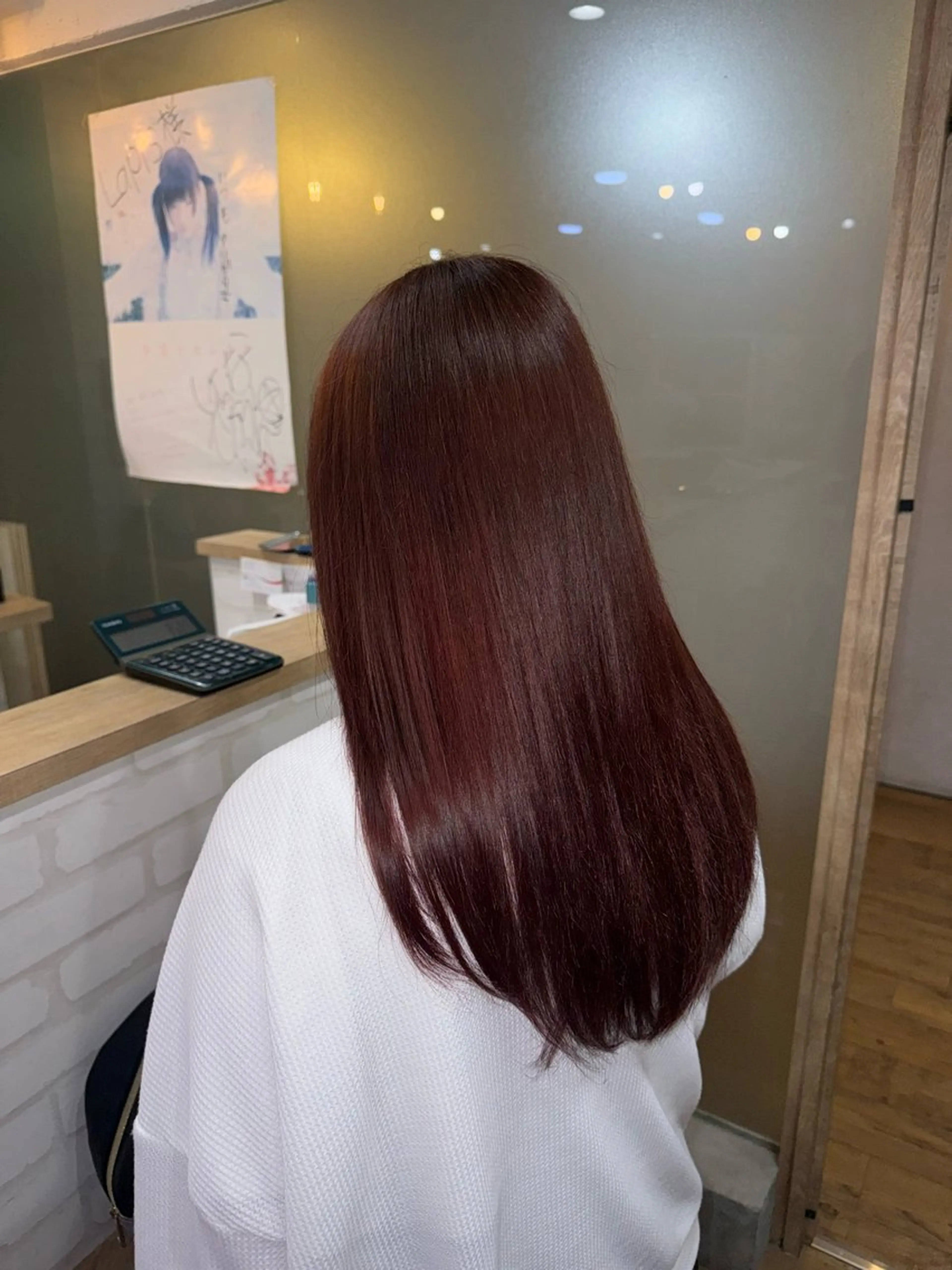 ロング カラー ブリーチ ブラウンカラー ブリーチなしカラー ピンクカラー ピンクブラウン RAMU 🎀のヘアスタイル