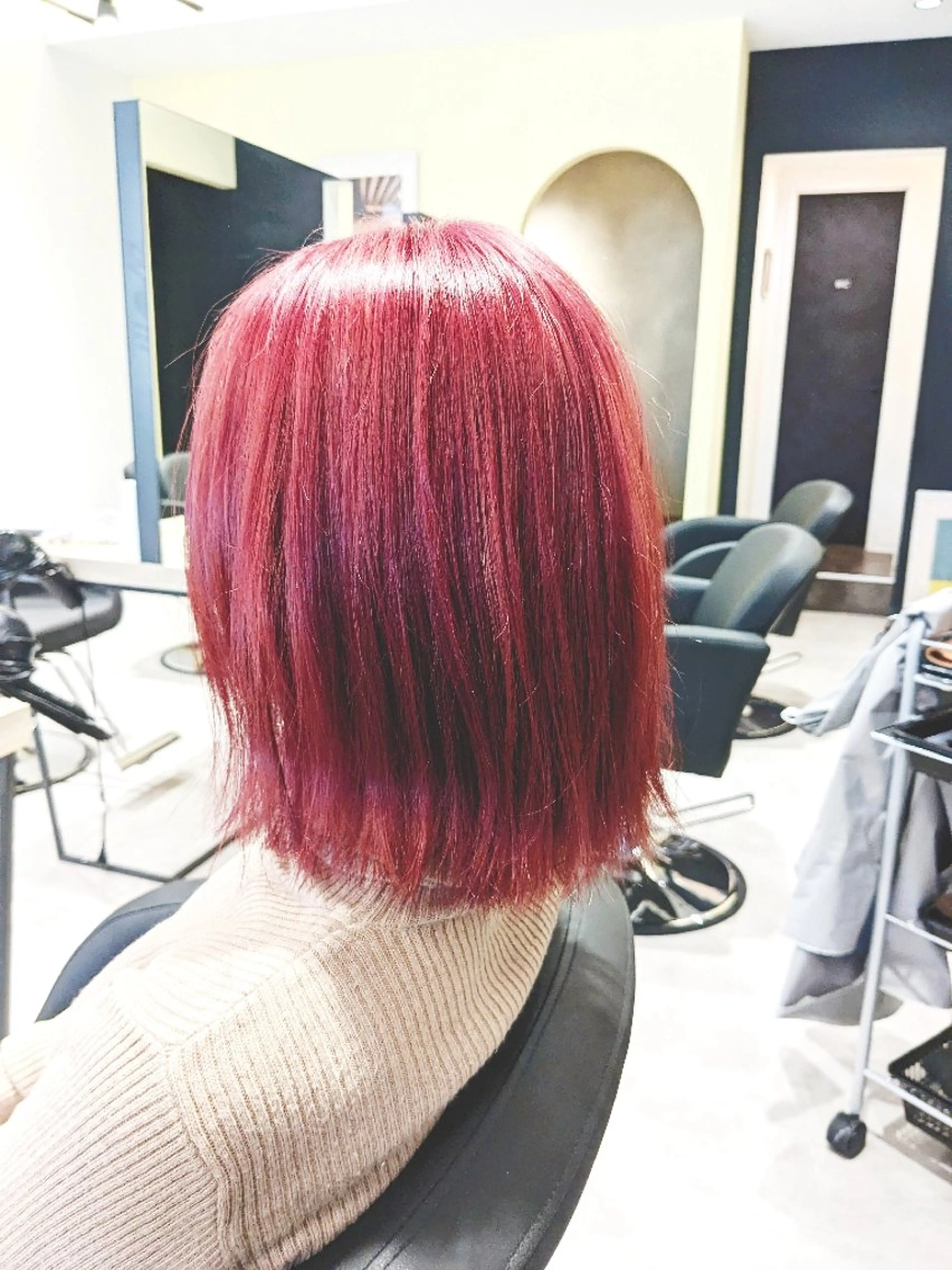 カラー ミディアム 透明感カラー レッドカラー 髪質改善/メンズヘア TAKAHIROのヘアスタイル