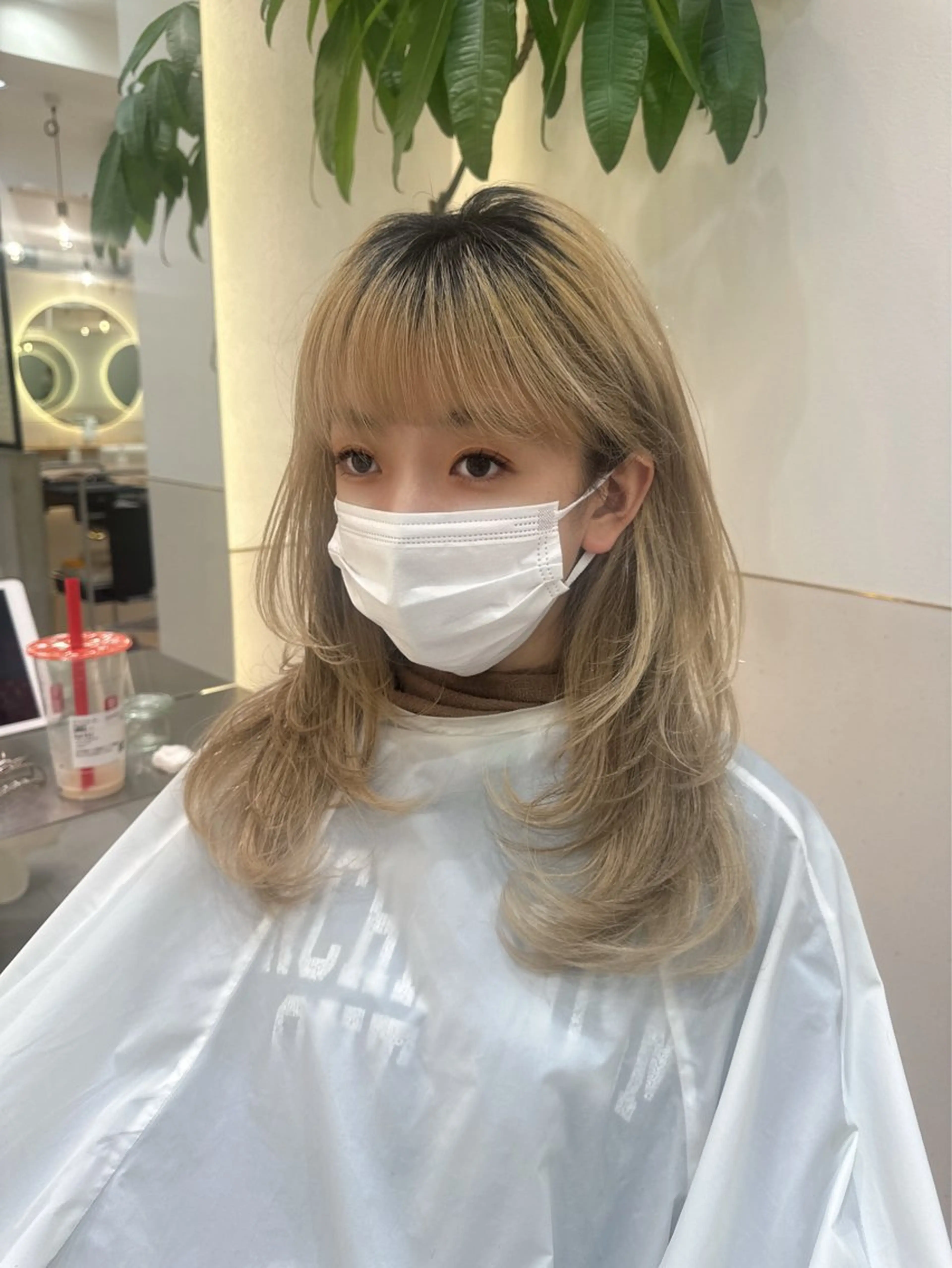 ロング カラー トリートメント 絶対垢抜けレイヤー/ 透明感カラーリョウヤのヘアスタイル