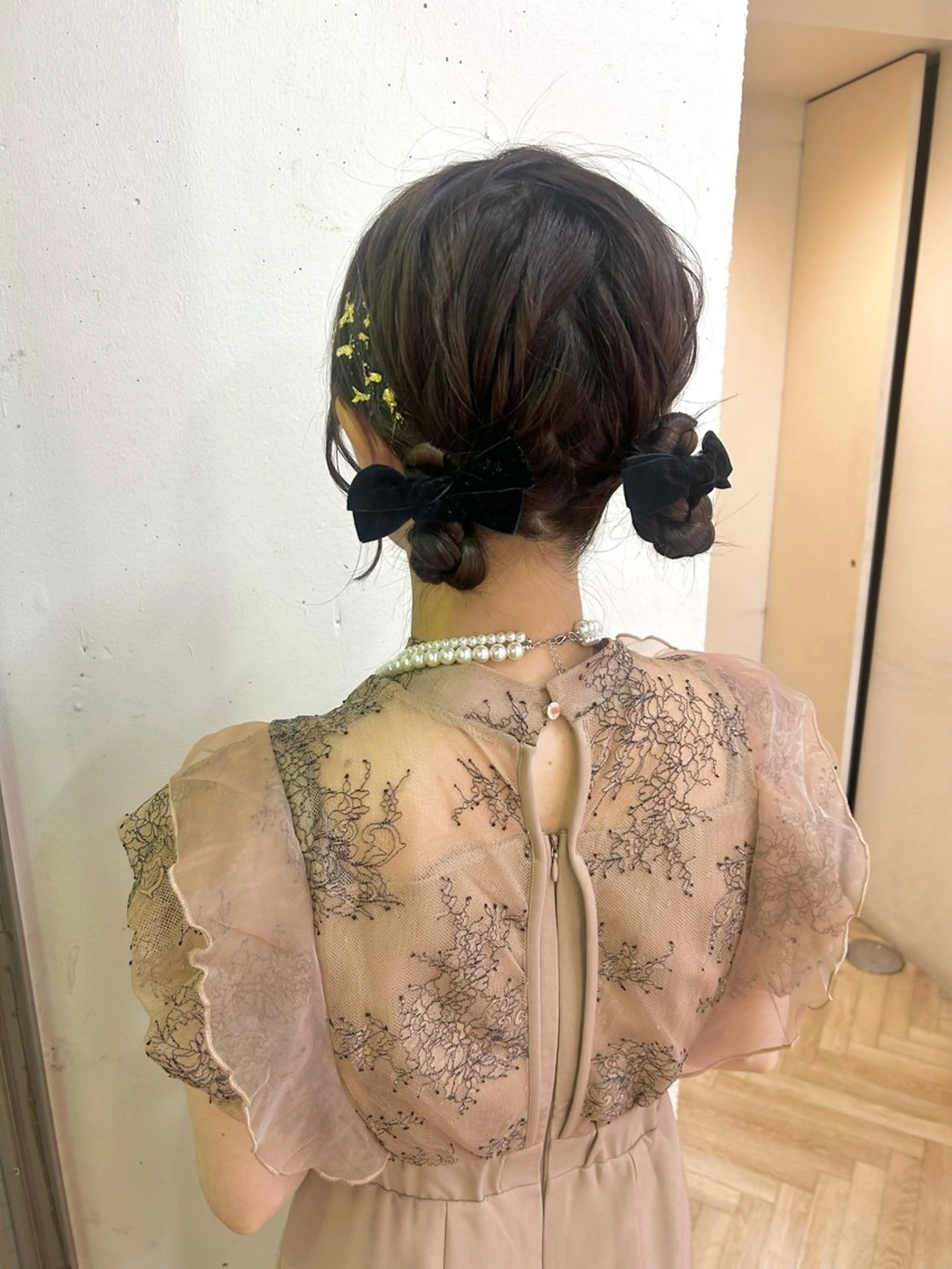 ヘアアレンジ ヘアセット ♛︎ きっか ♛︎ ヘアアレンジ🩵のヘアスタイル