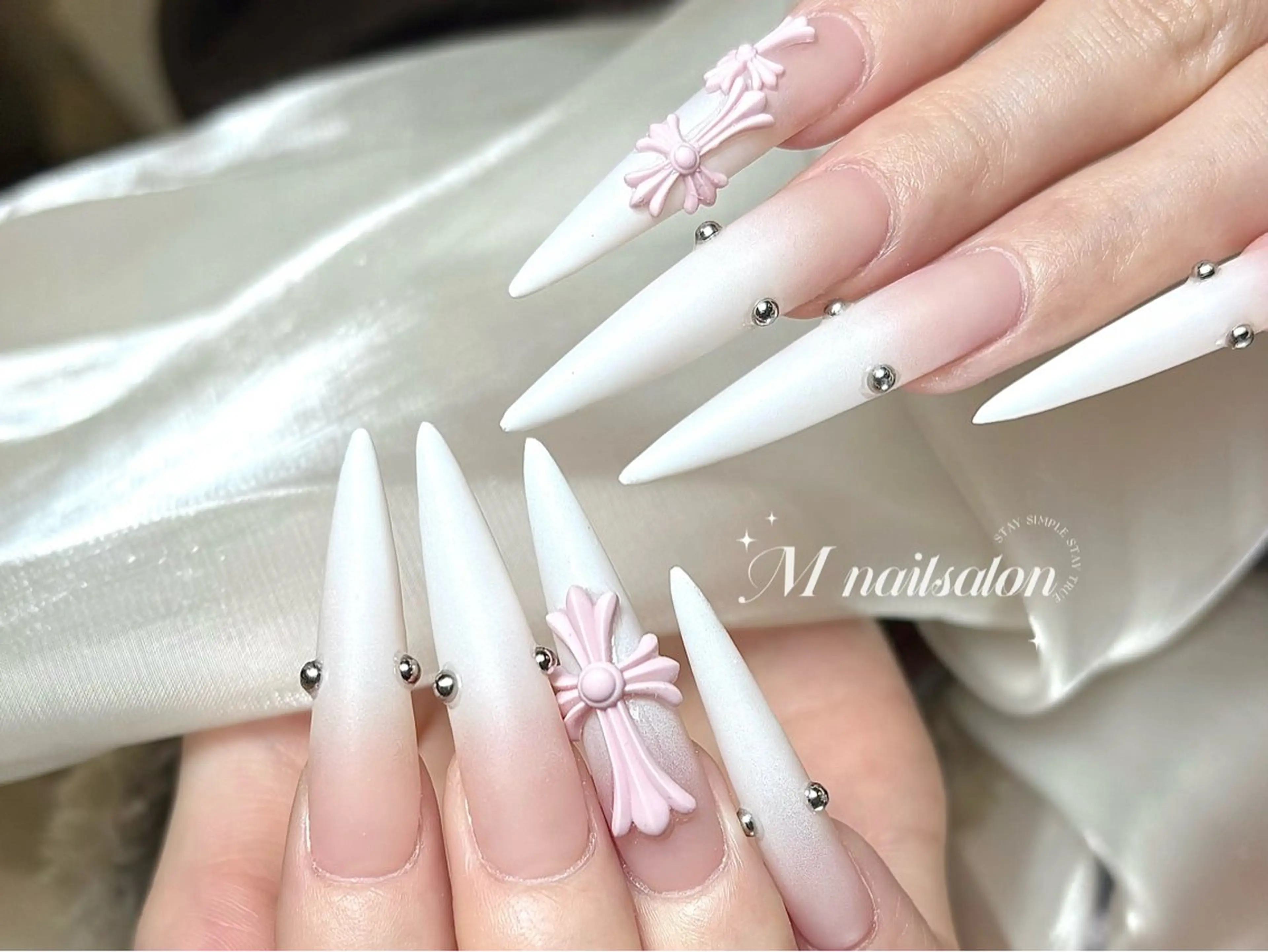 ネイル M🌷nail 長さだし専門店のネイルデザイン