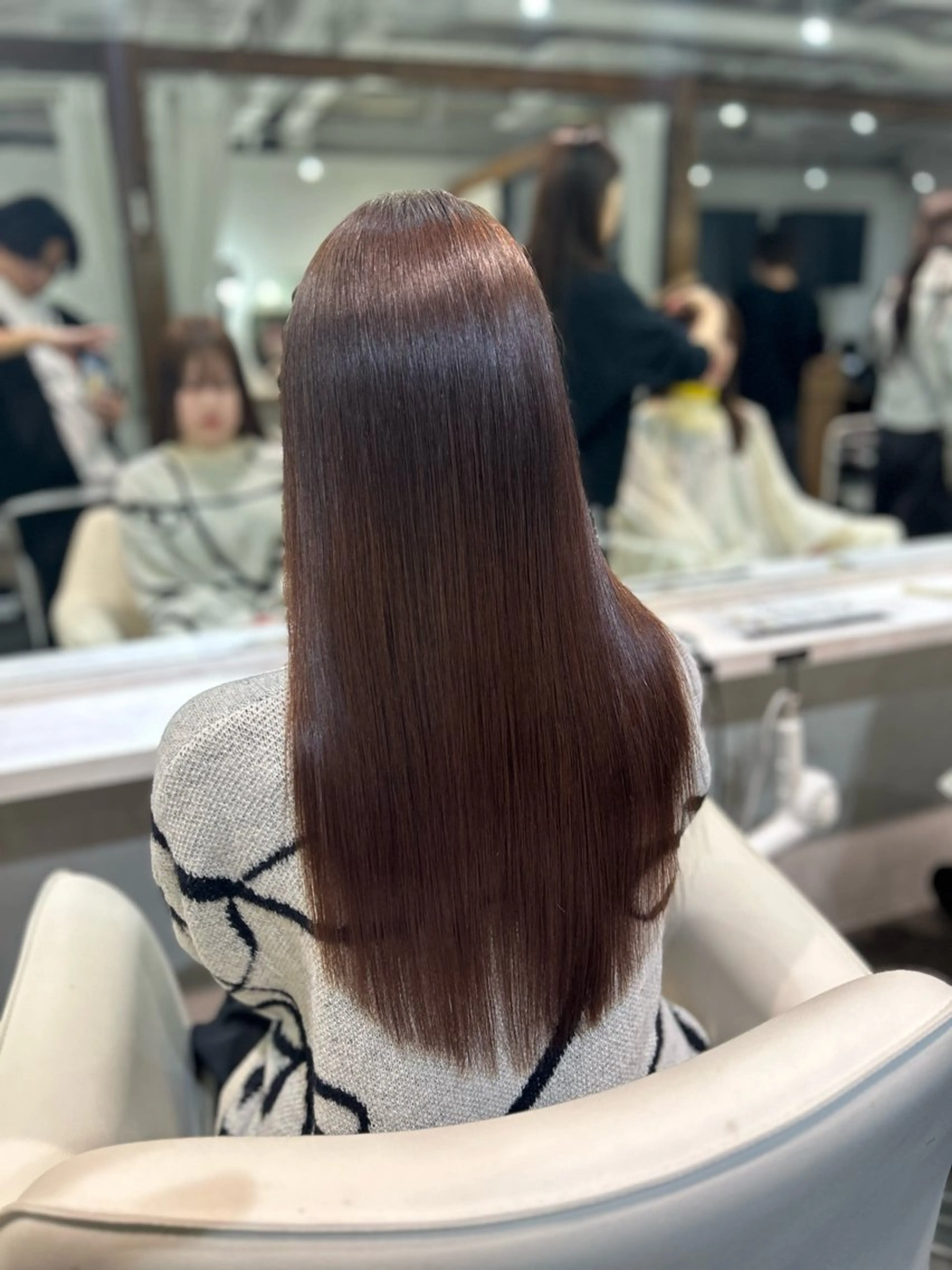 ロング ✨縮毛矯正/韓国 レイヤー/源✨のヘアスタイル