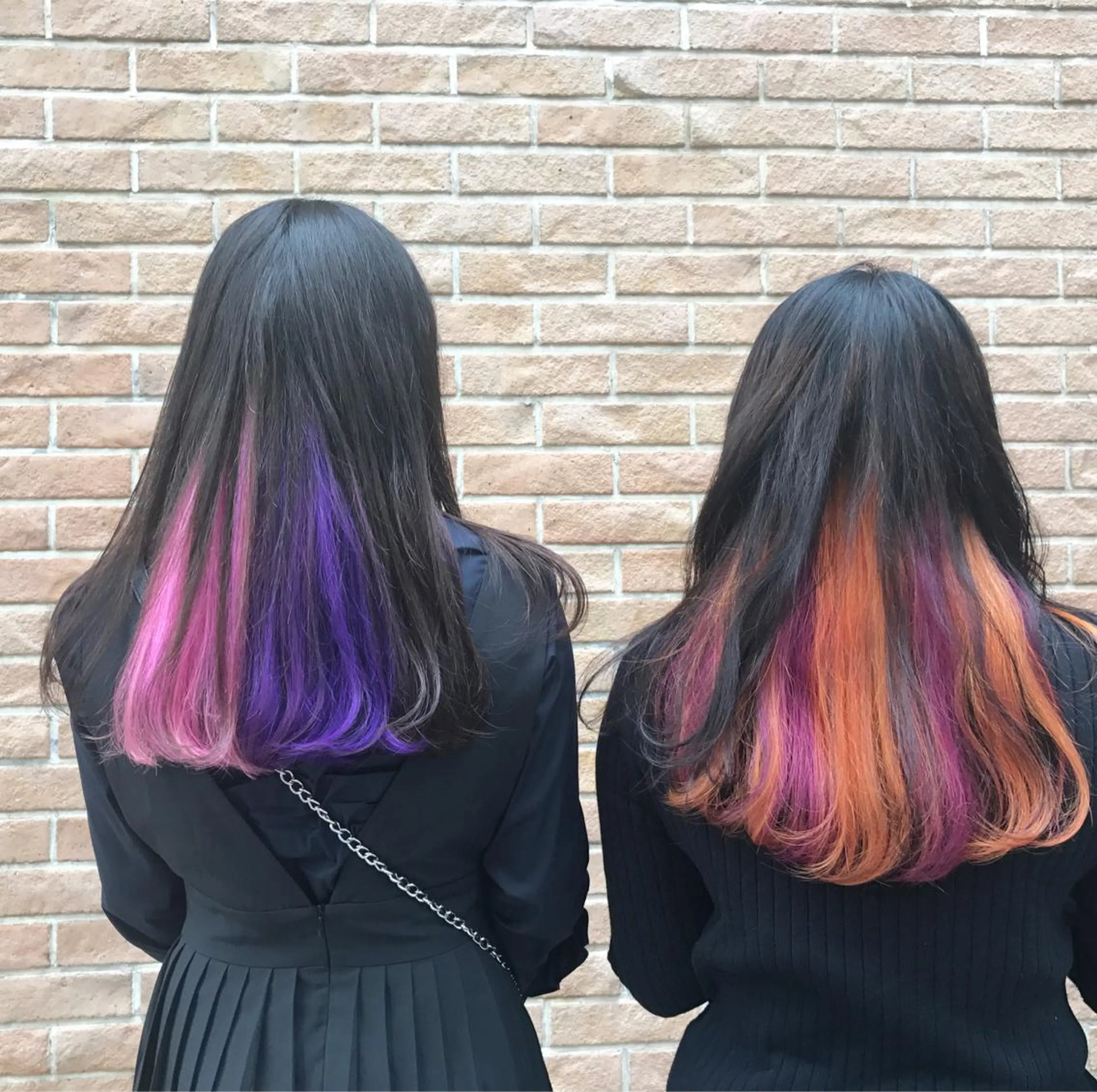セミロング カラー パーマ ヘアアレンジ メンズ キッズ ネイル マツエク・マツパ メンズインナーカラー インナーカラー サロンドミルク 原宿のヘアスタイル