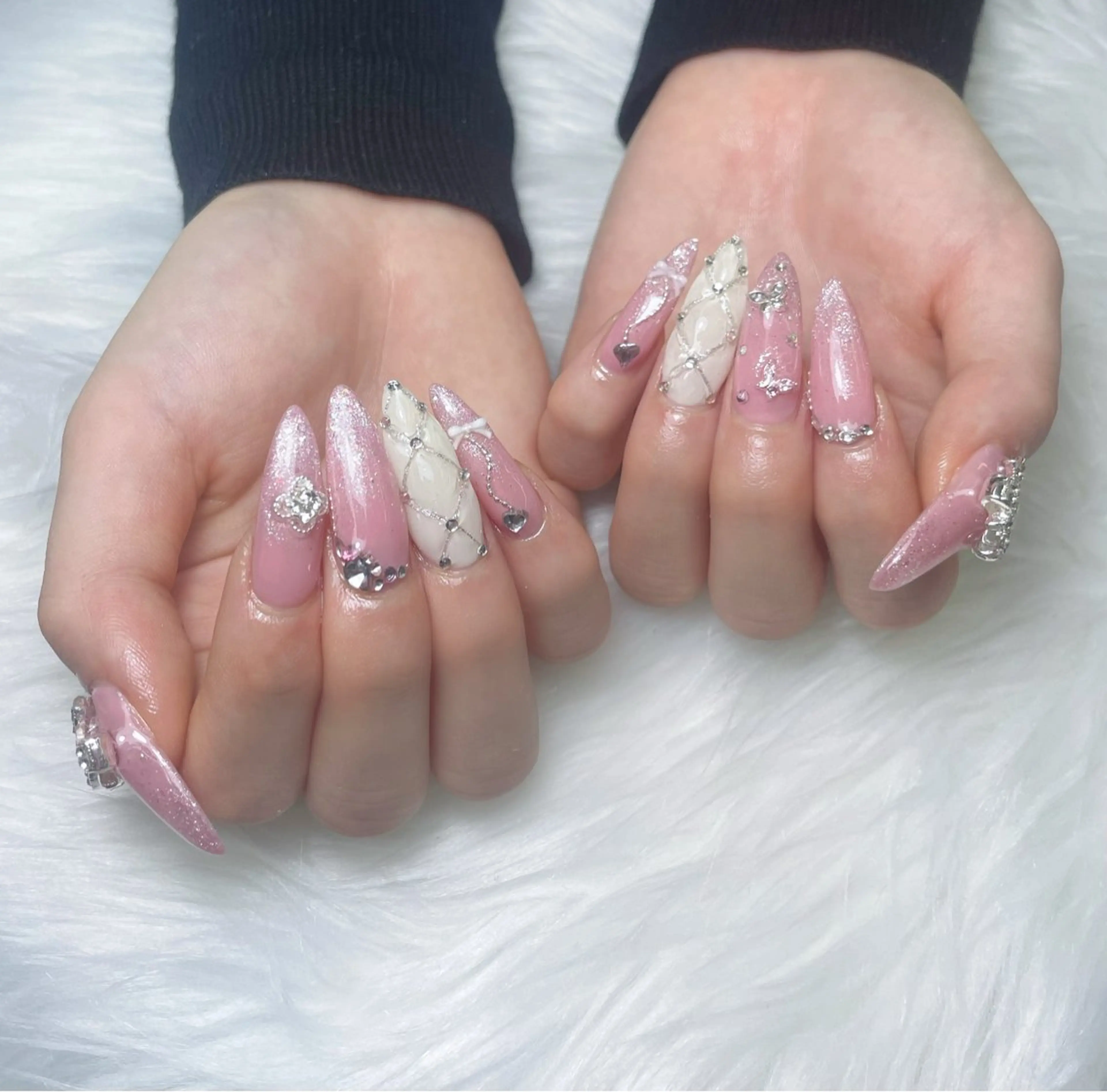 ネイル アートネイル ジェルネイル 韓国ネイル 持ち込み シンプルネイル ハンドネイル King Nail_Salonのネイルデザイン