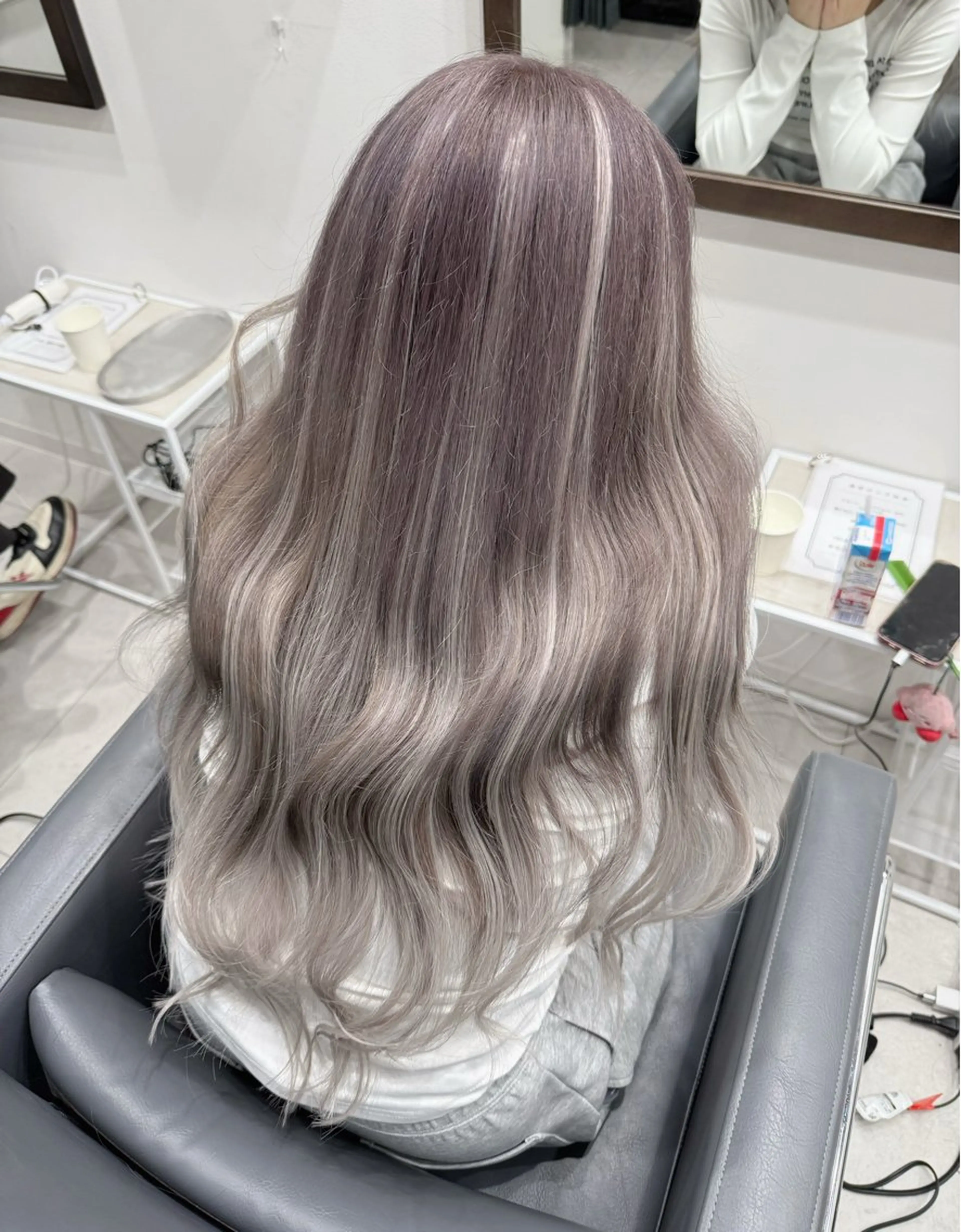 エクステ40本+カラー+馴染ませカットの写真