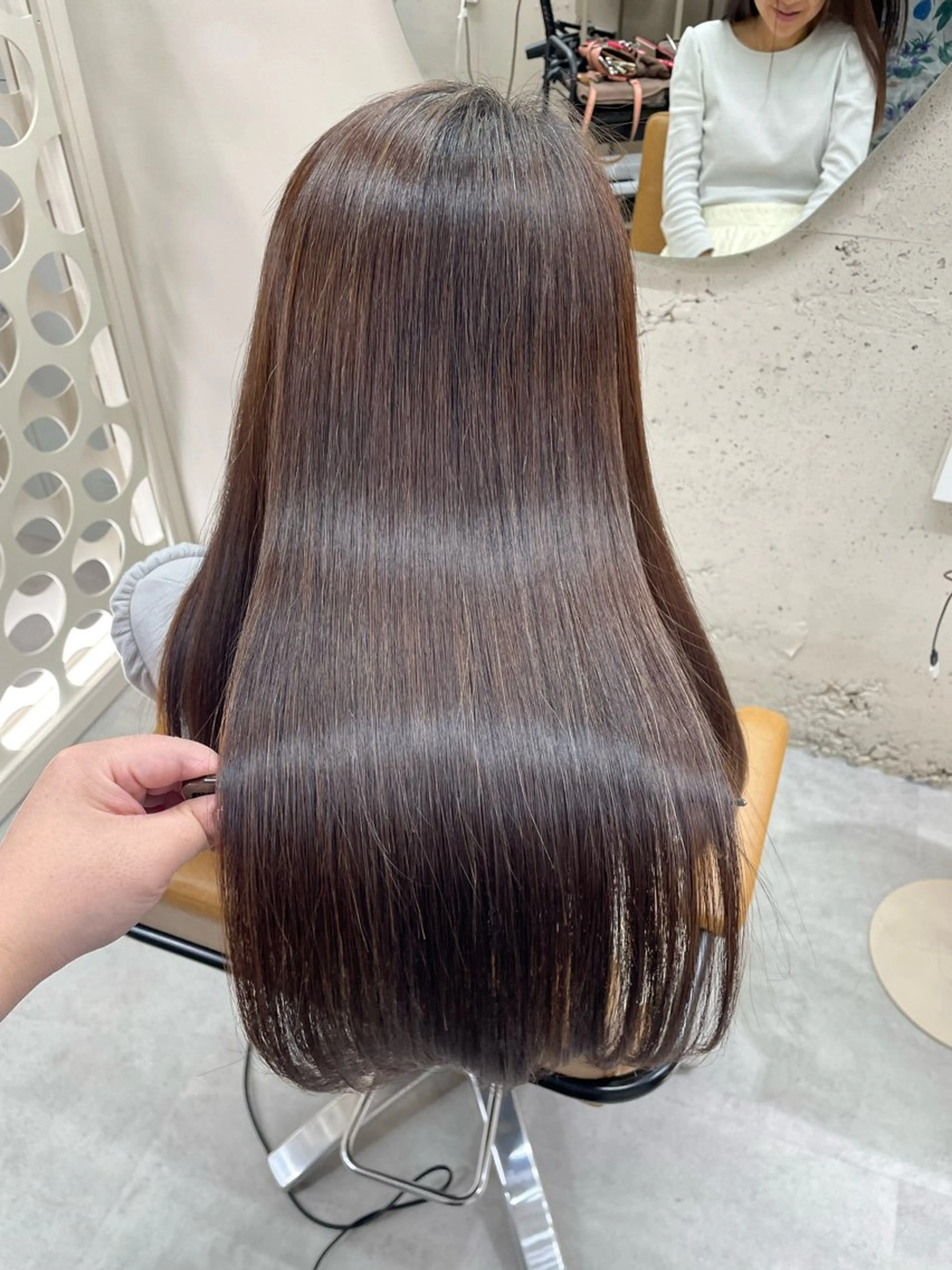 ロング カラー 緑区/艶髪 🦋柿下のヘアスタイル