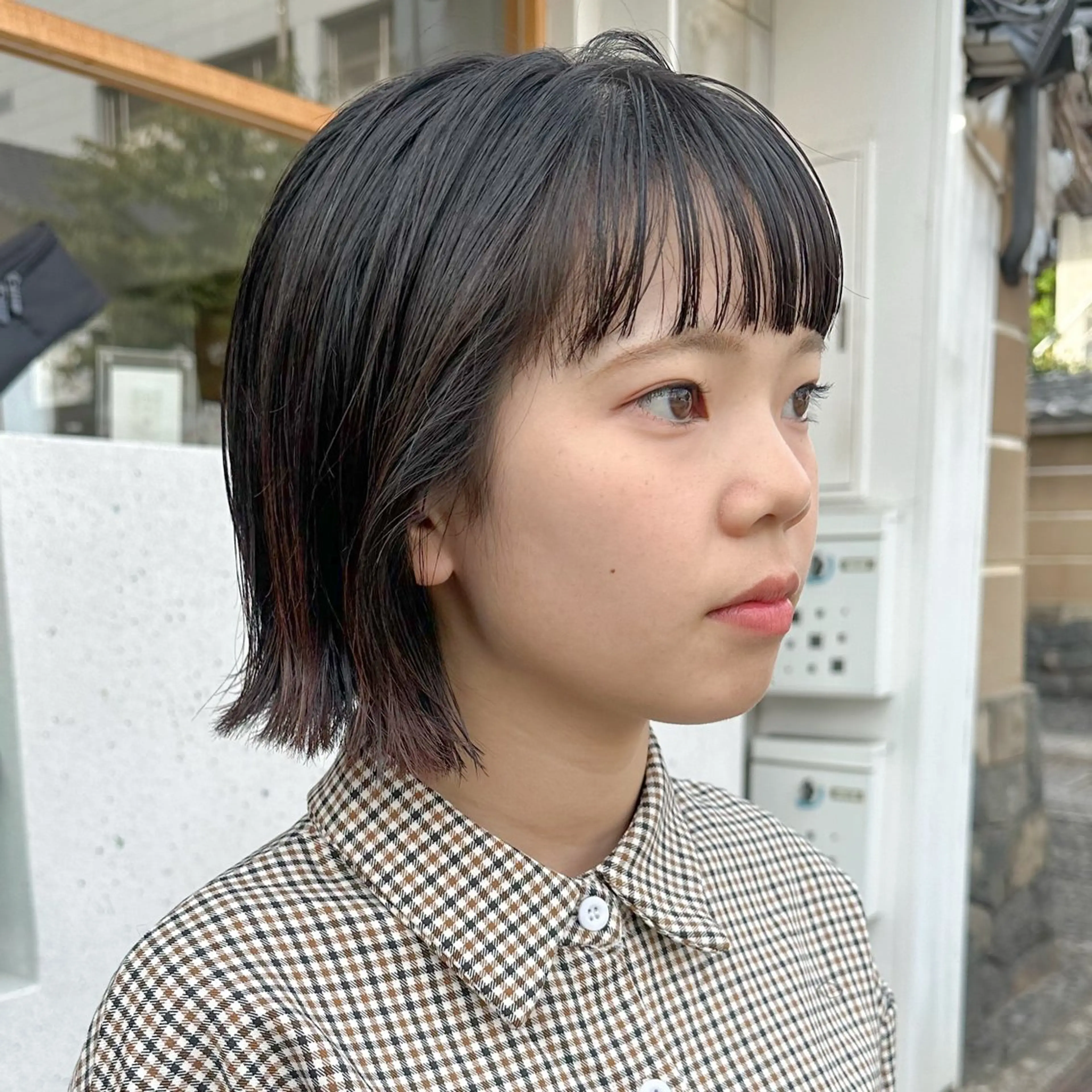 ミディアム カラー ANY mikuのヘアスタイル